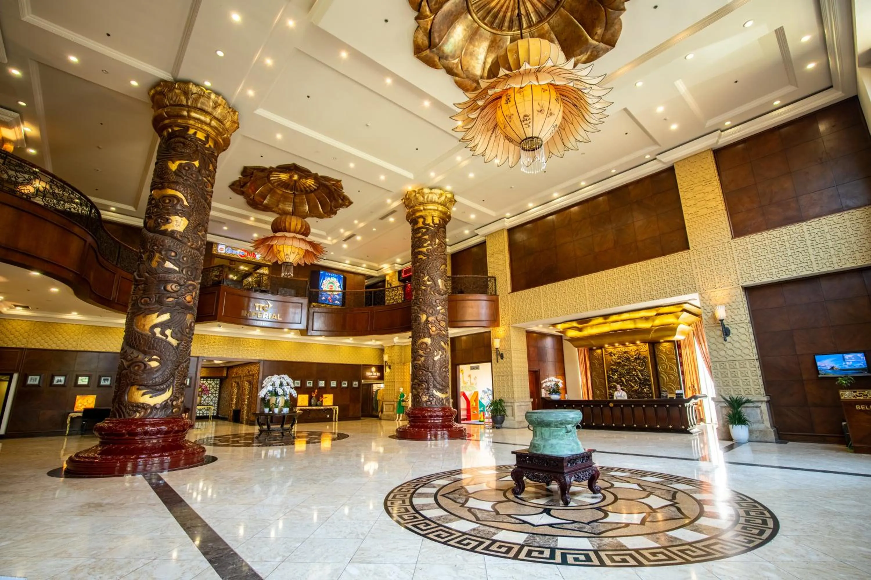 Lobby or reception in TTC Imperial Hotel