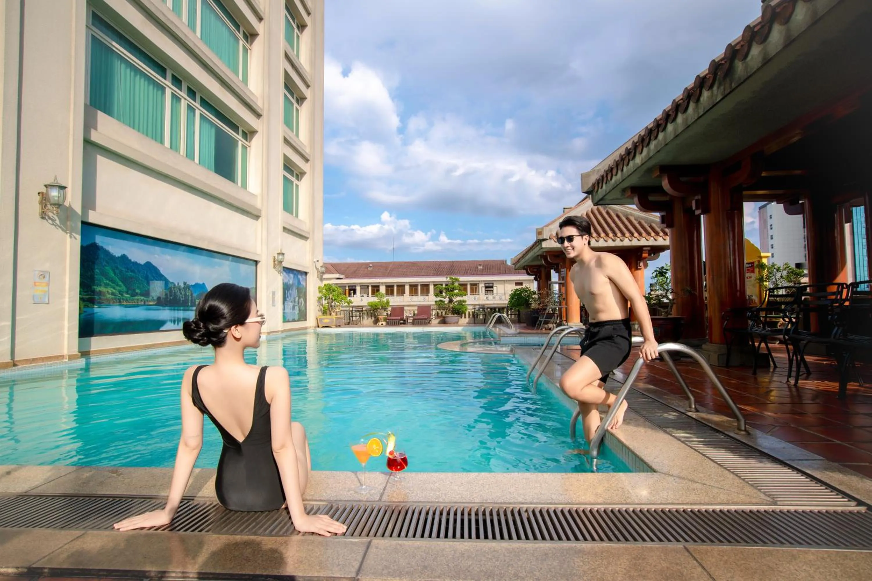 Swimming pool in TTC Imperial Hotel