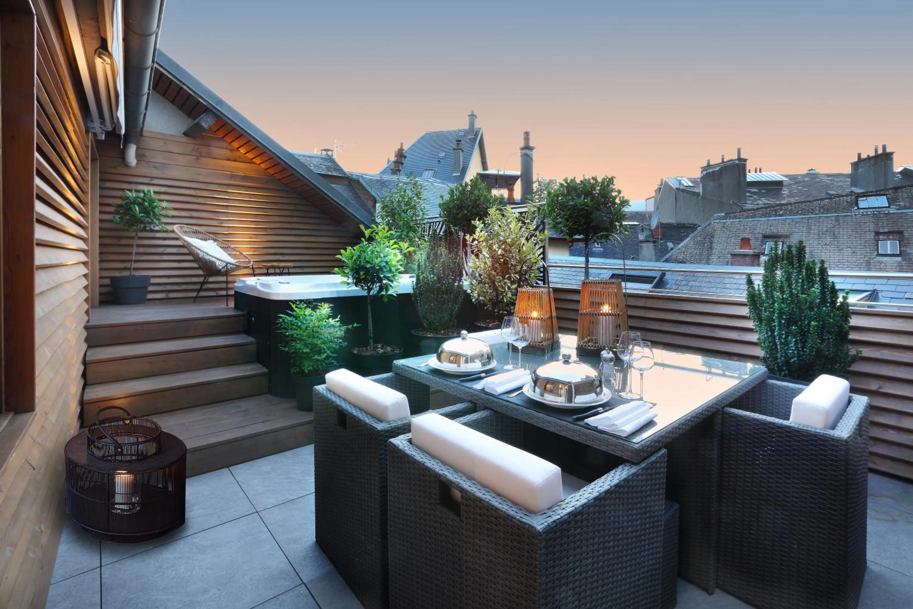 Patio in Petit Hôtel Confidentiel