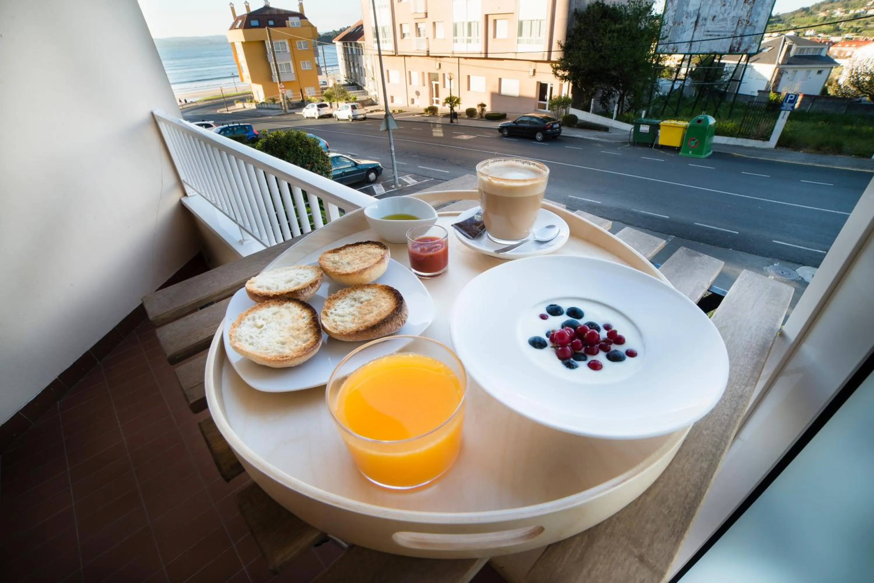Deluxe Double Room with Balcony and Sea View in Hotel Crisol de las Rías