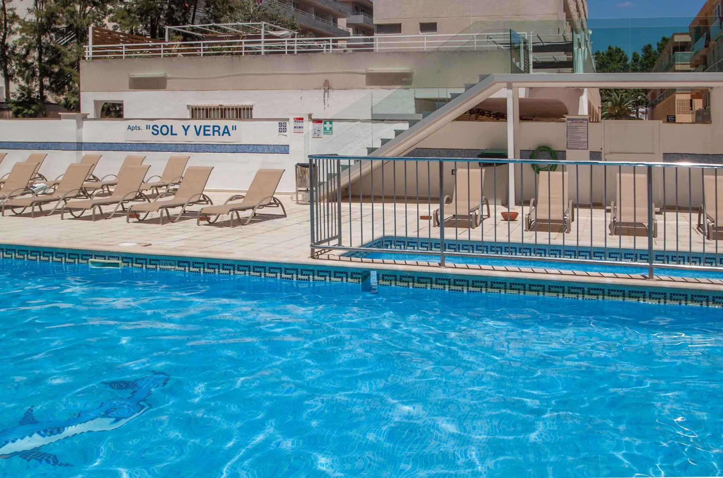 Swimming pool in Apartamentos Sol y Vera