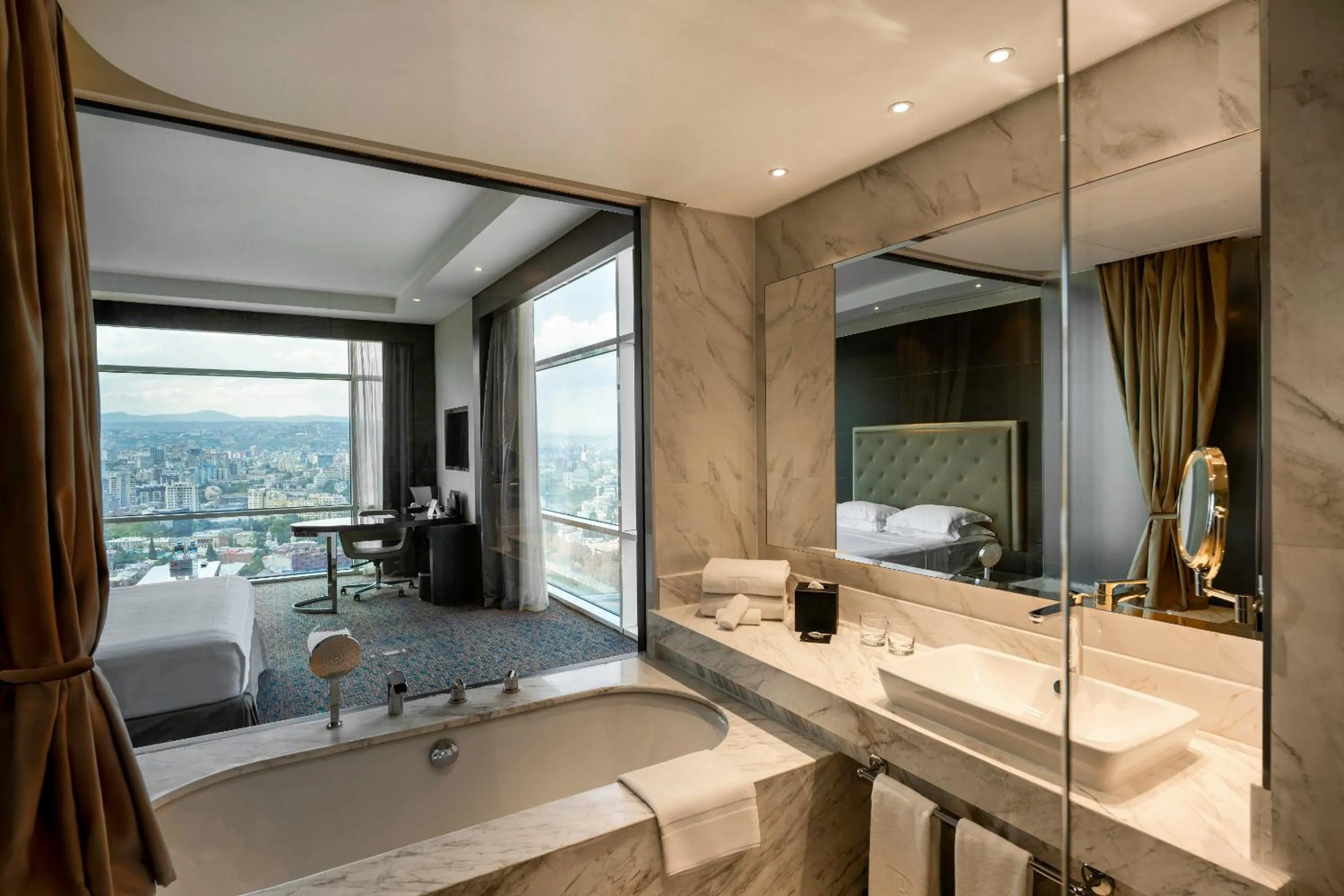 Bathroom in The Biltmore Tbilisi Hotel