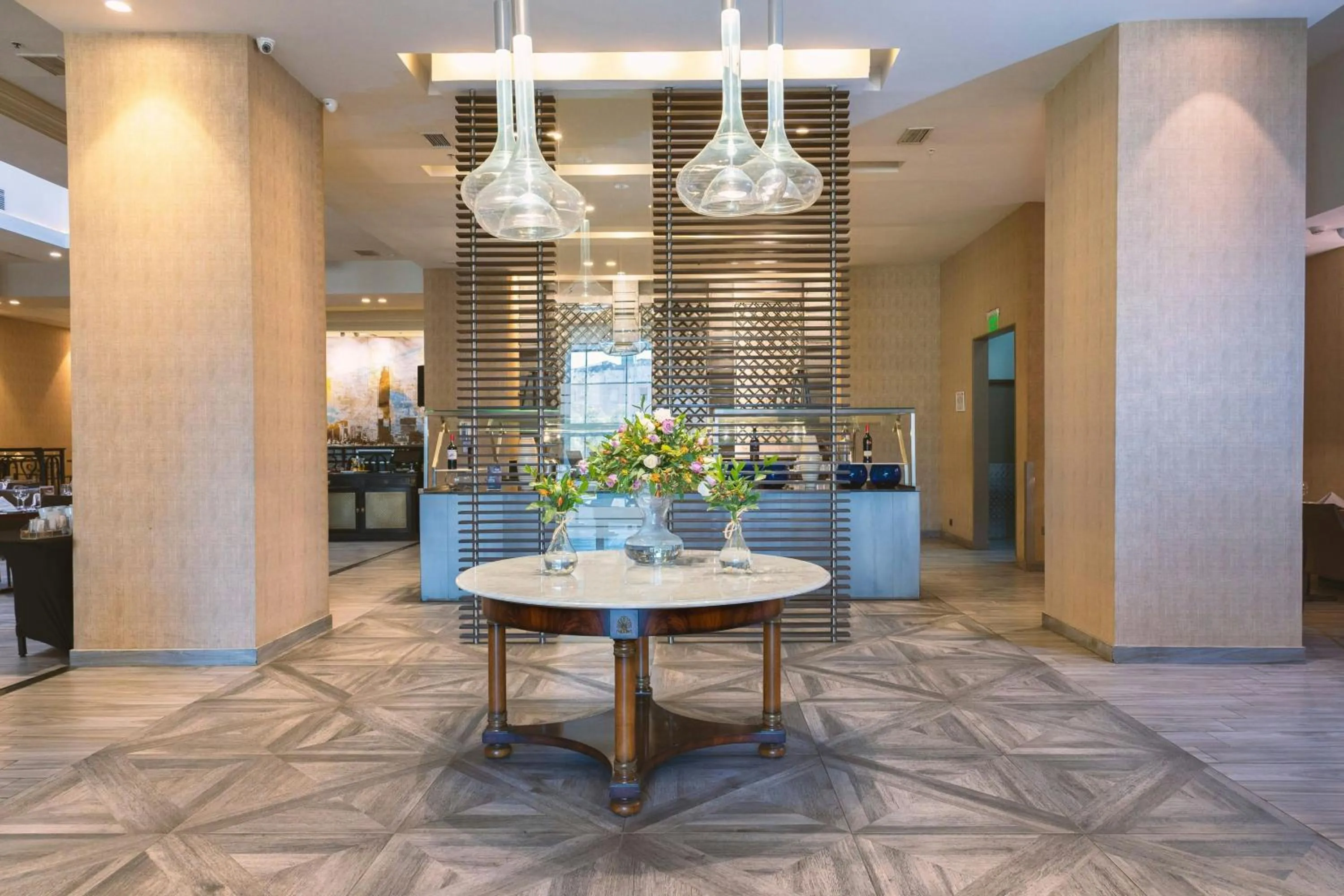 Restaurant/places to eat in Hotel Plaza Santiago