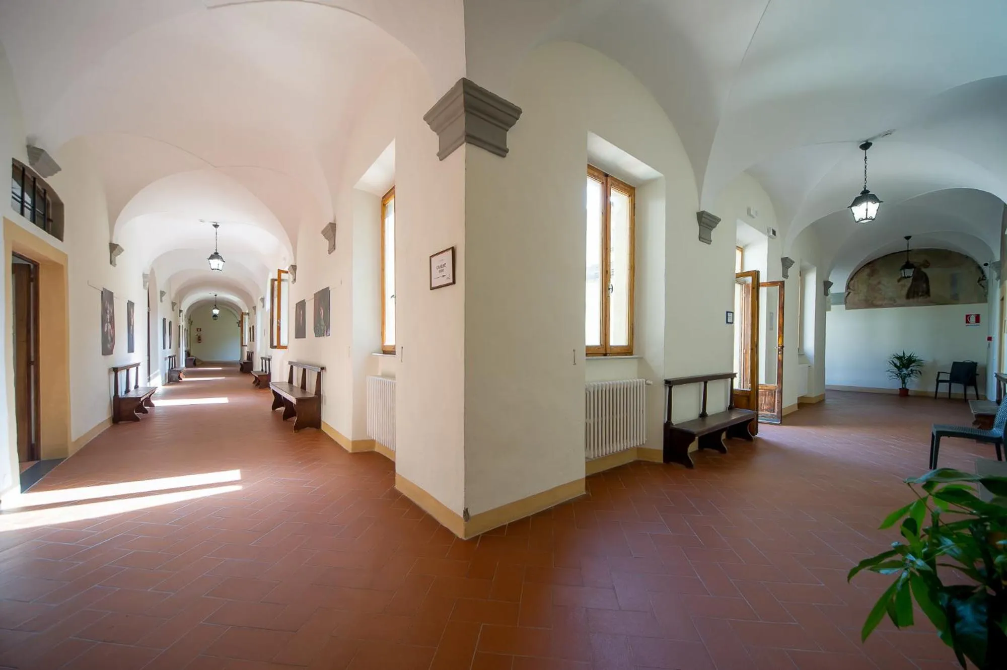 Lobby or reception in Chiostro Delle Monache Hostel Volterra