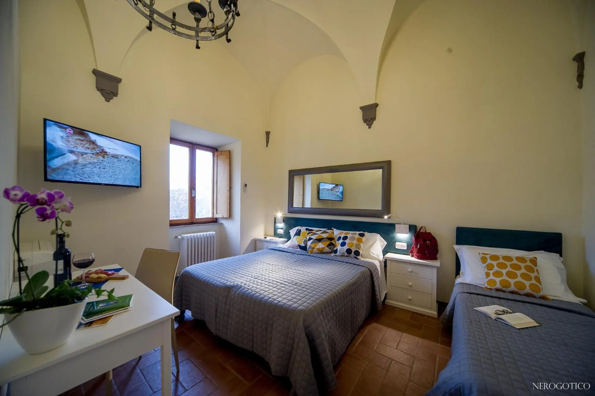 Bed in Chiostro Delle Monache Hostel Volterra