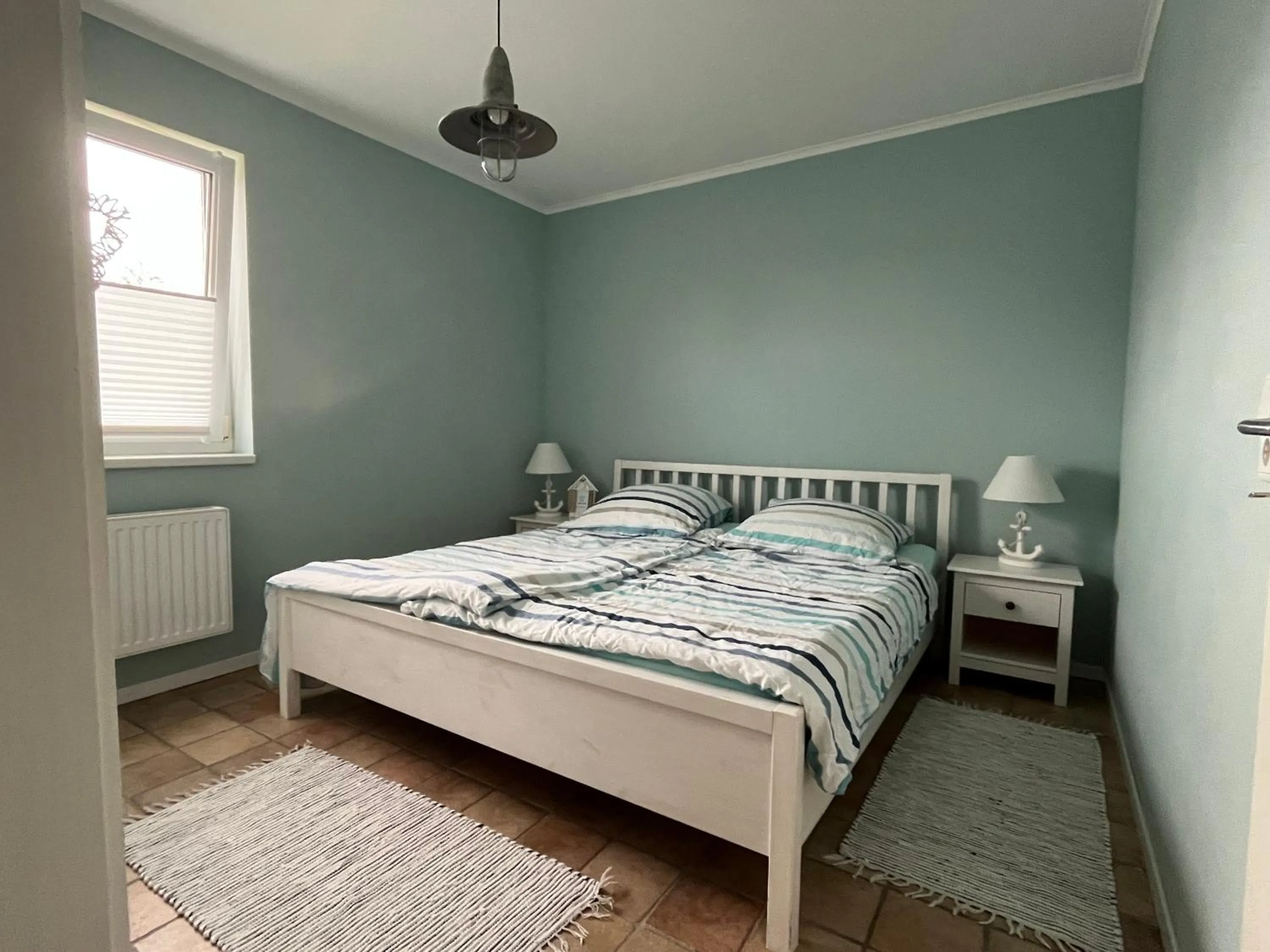 Bed in Ferienhaus Nordseejuwel