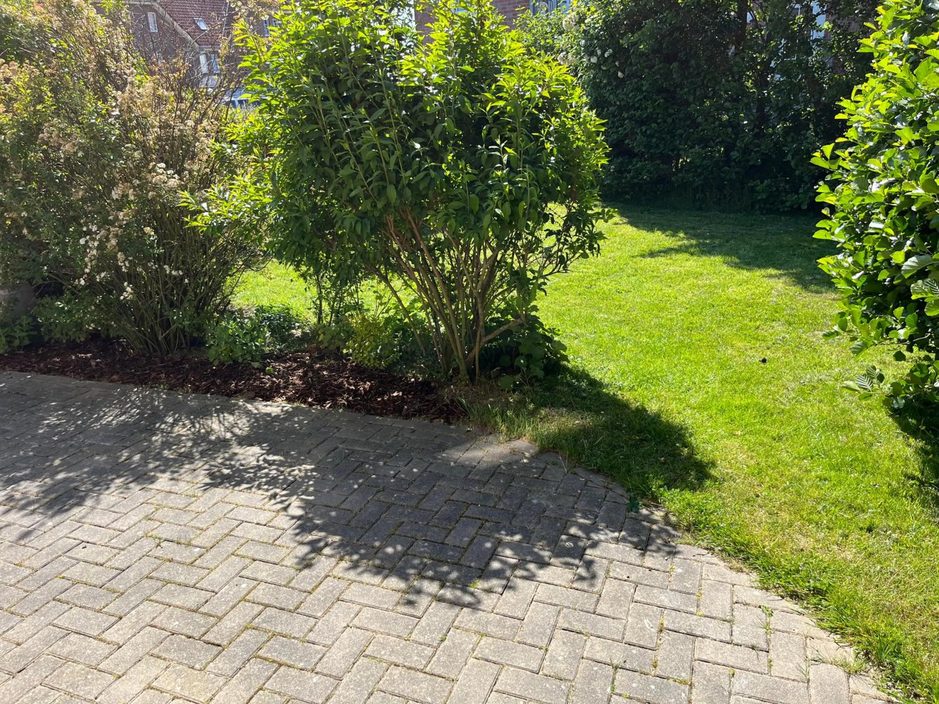 Garden in Ferienhaus Nordseejuwel