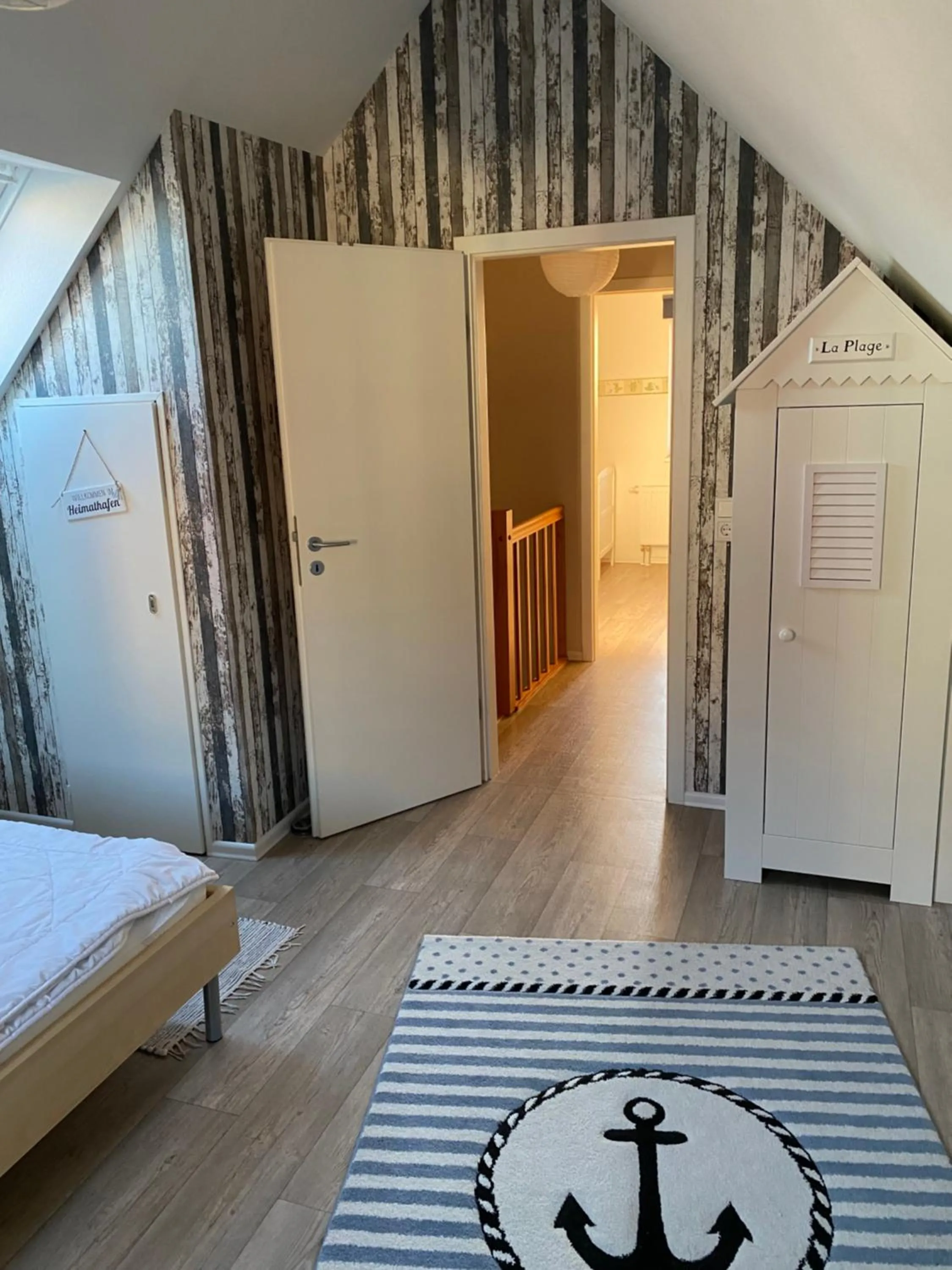 Bedroom, Bed in Ferienhaus Nordseejuwel