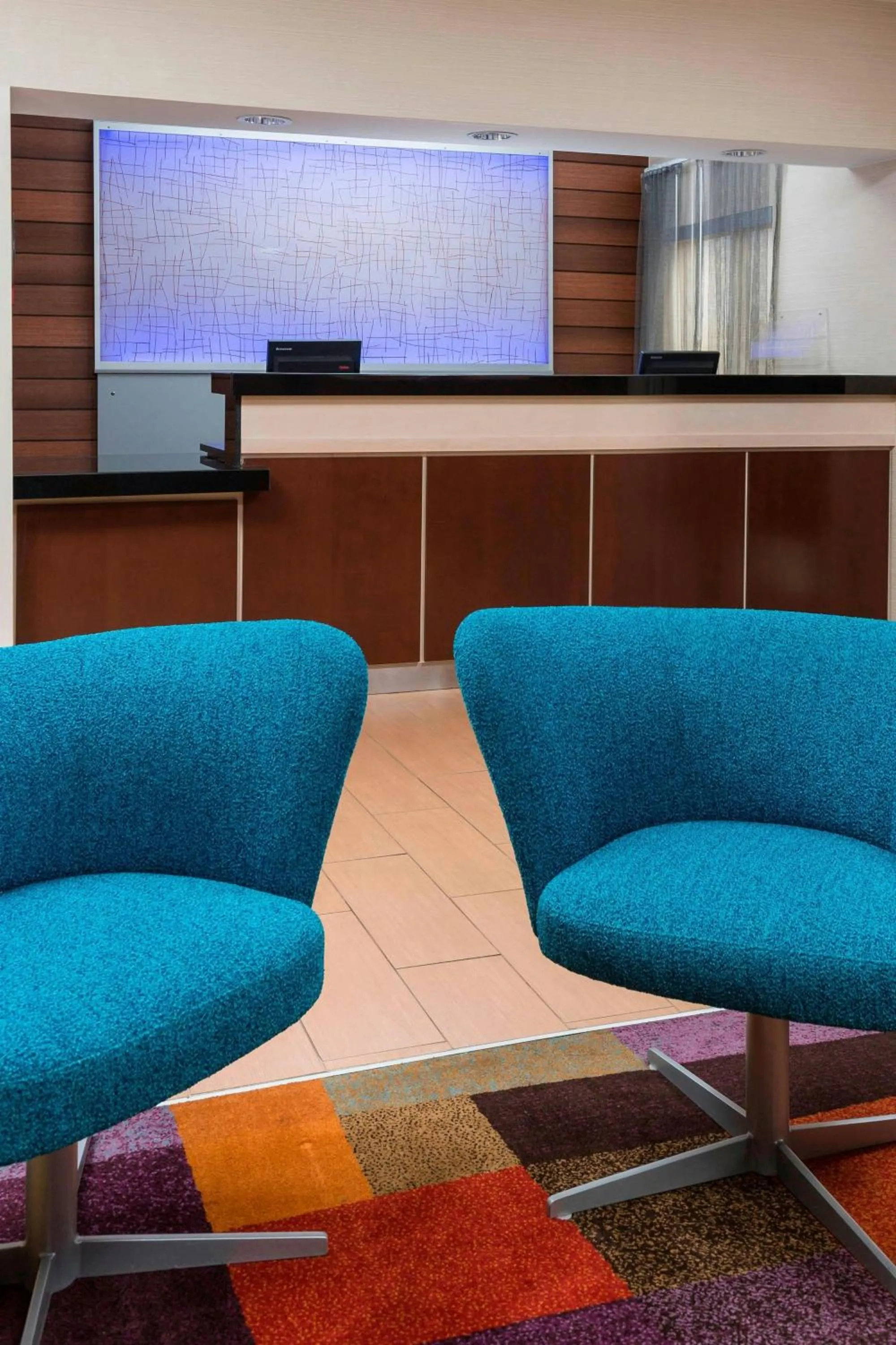 Lobby or reception in Fairfield Inn & Suites Lubbock