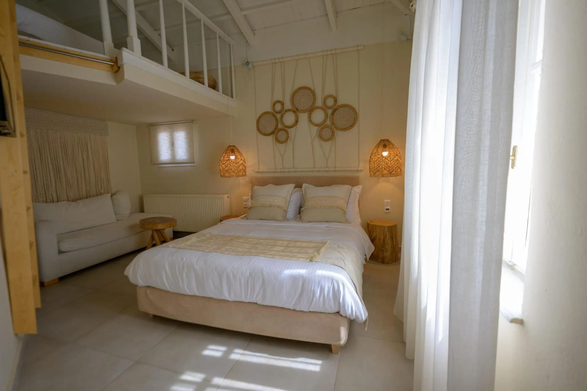 Bed in Oikies Small Elegant Houses