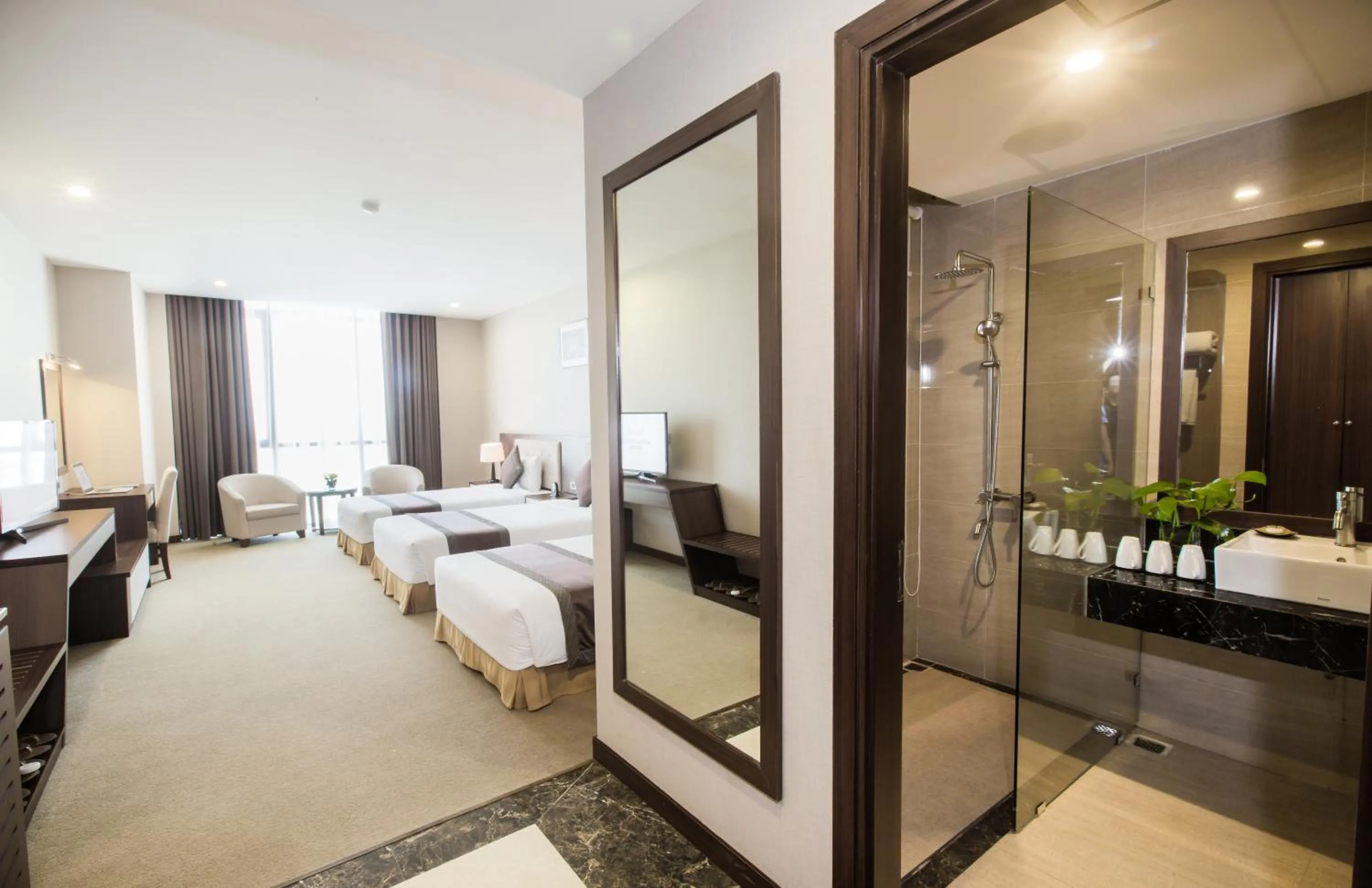 Bed in Muong Thanh Grand Hoang Mai - Nghe An