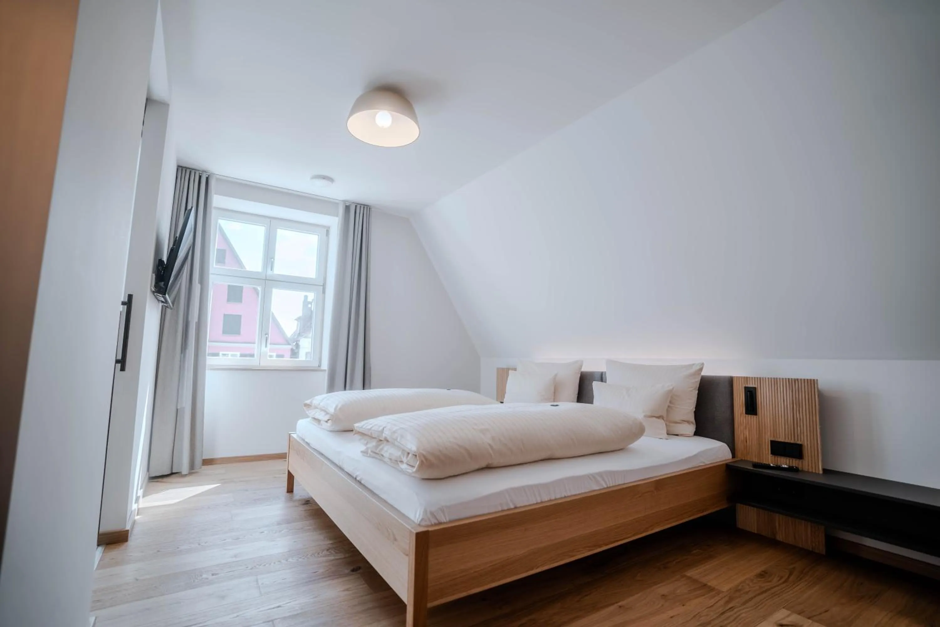 Bed in Hotel Deutsches Haus