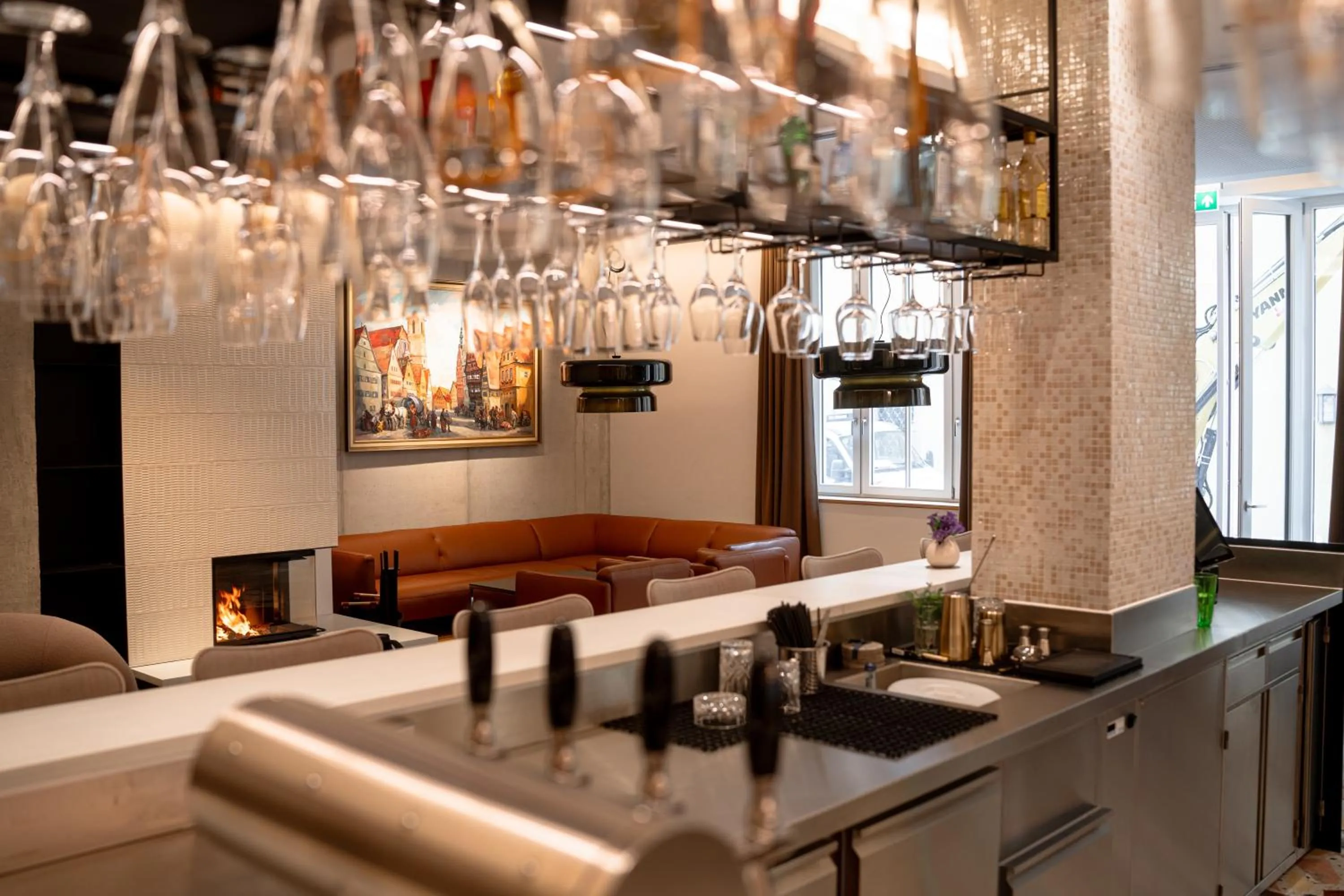 Lounge or bar in Hotel Deutsches Haus