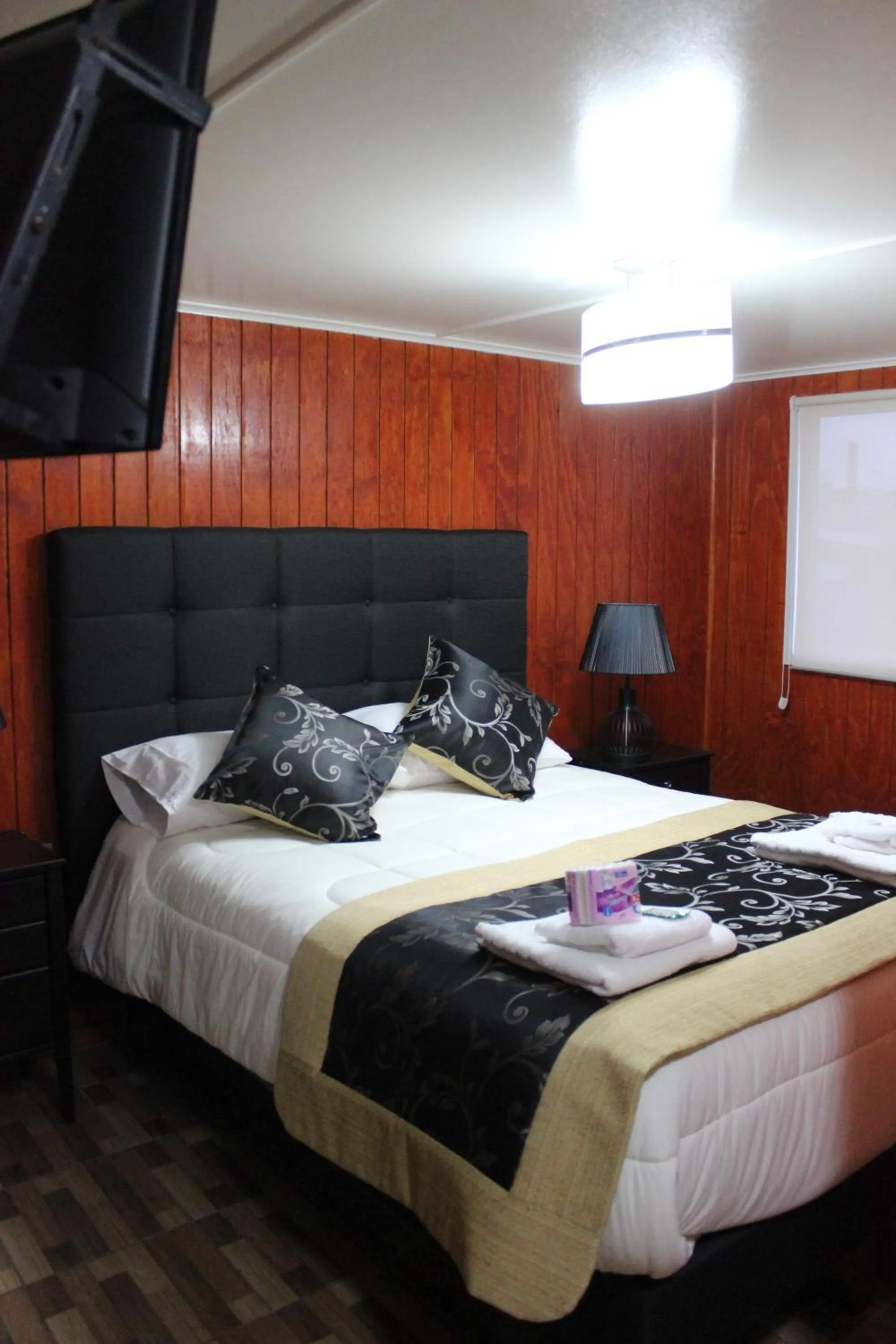 Bed in Hotel Forjadores del Cabo de Hornos