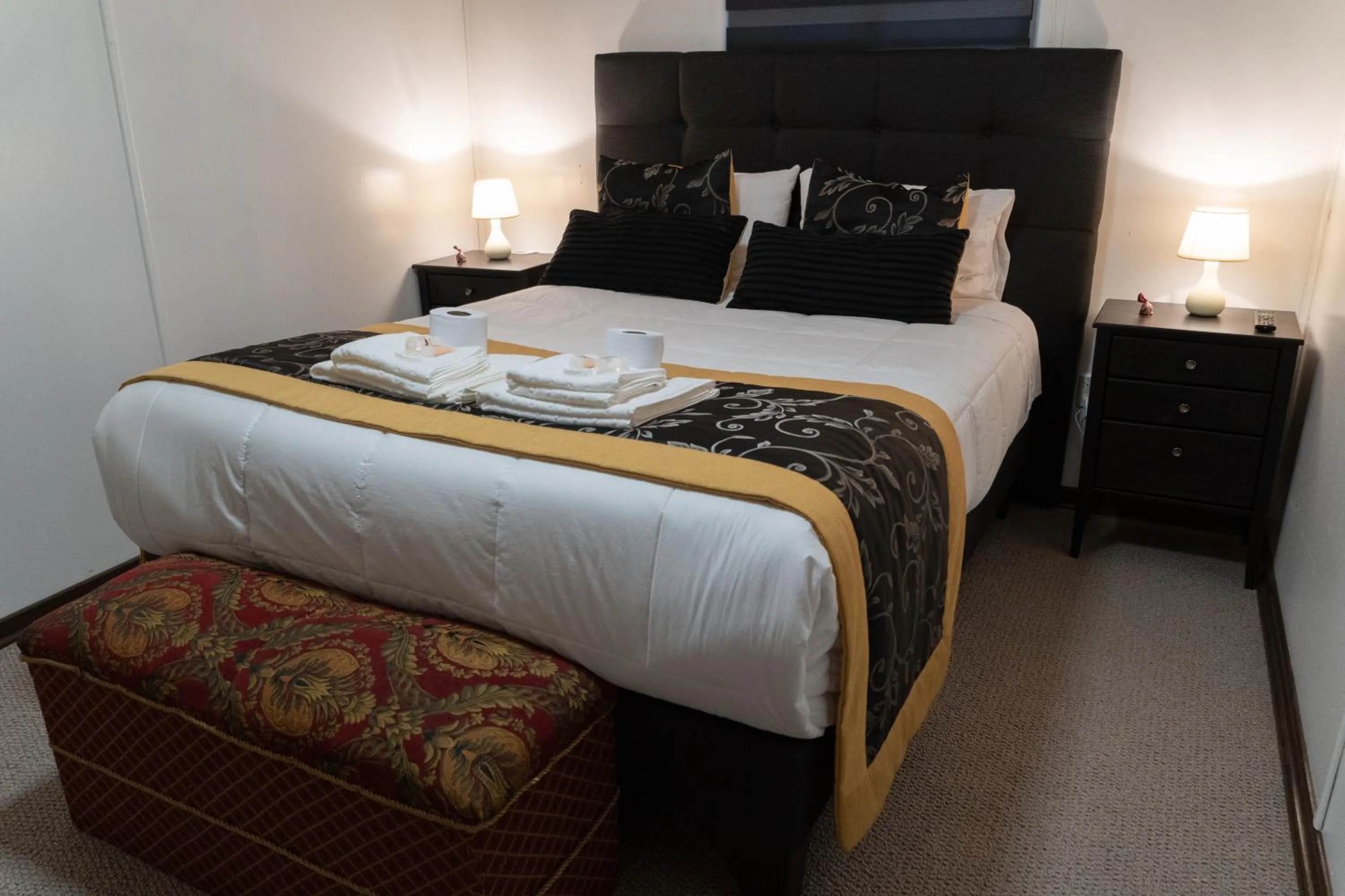 Bed in Hotel Forjadores del Cabo de Hornos