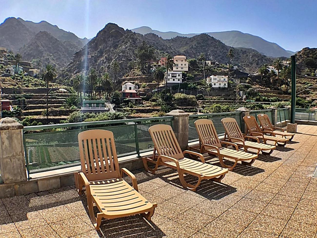 Solarium in Hotel Rural Triana