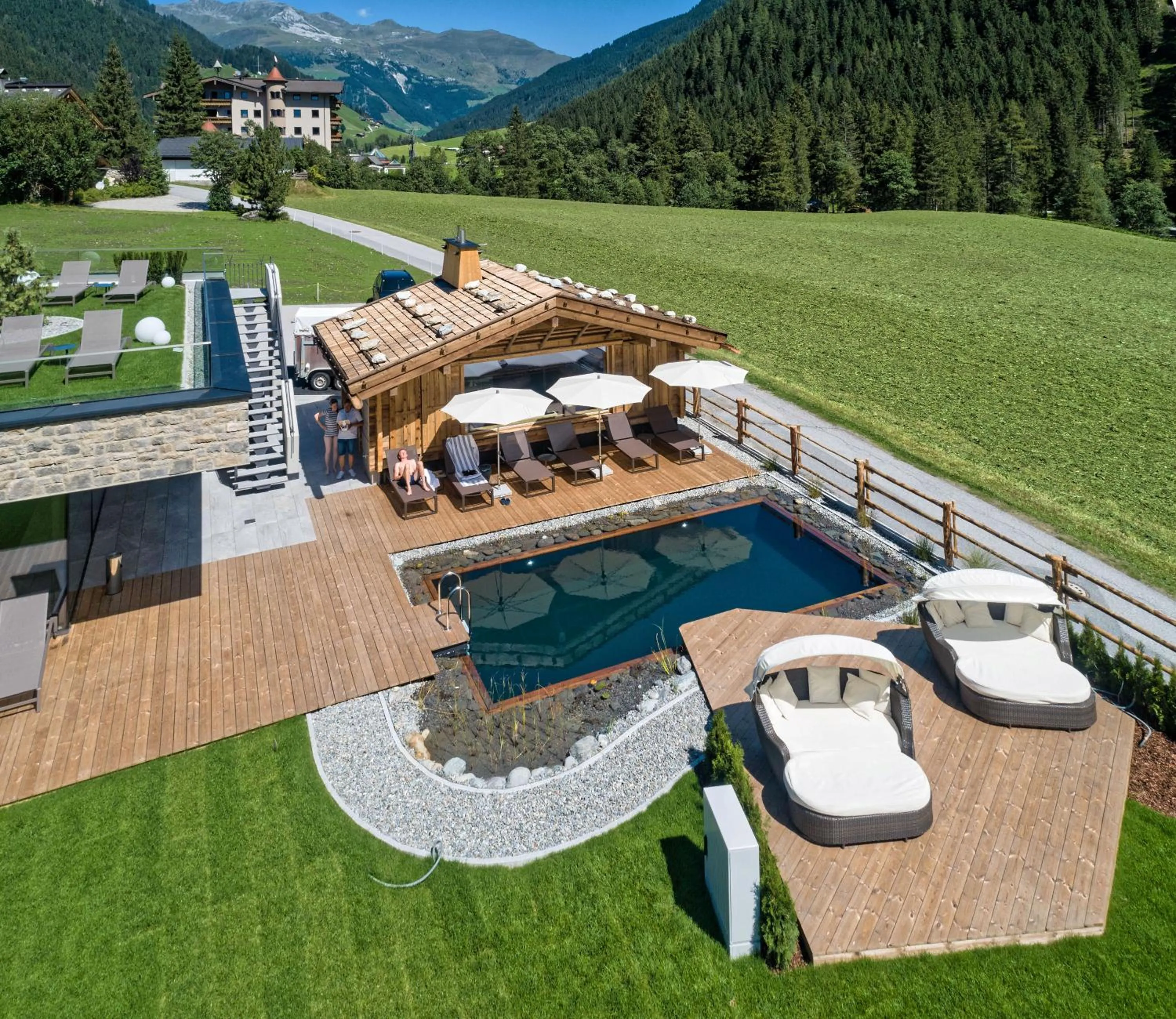 Bird's eye view in Alpinhotel Berghaus spa