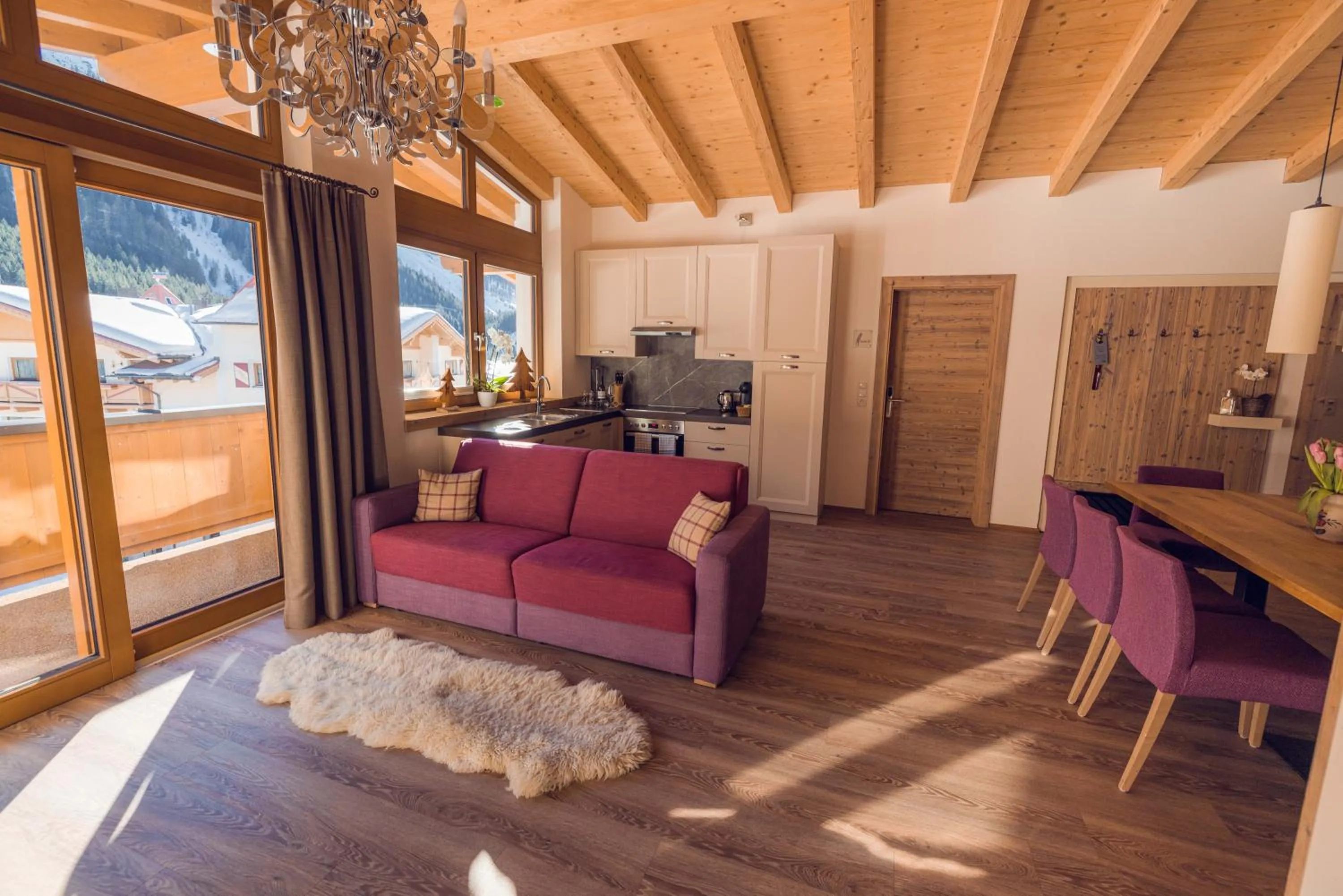 Living room in Alpinhotel Berghaus spa