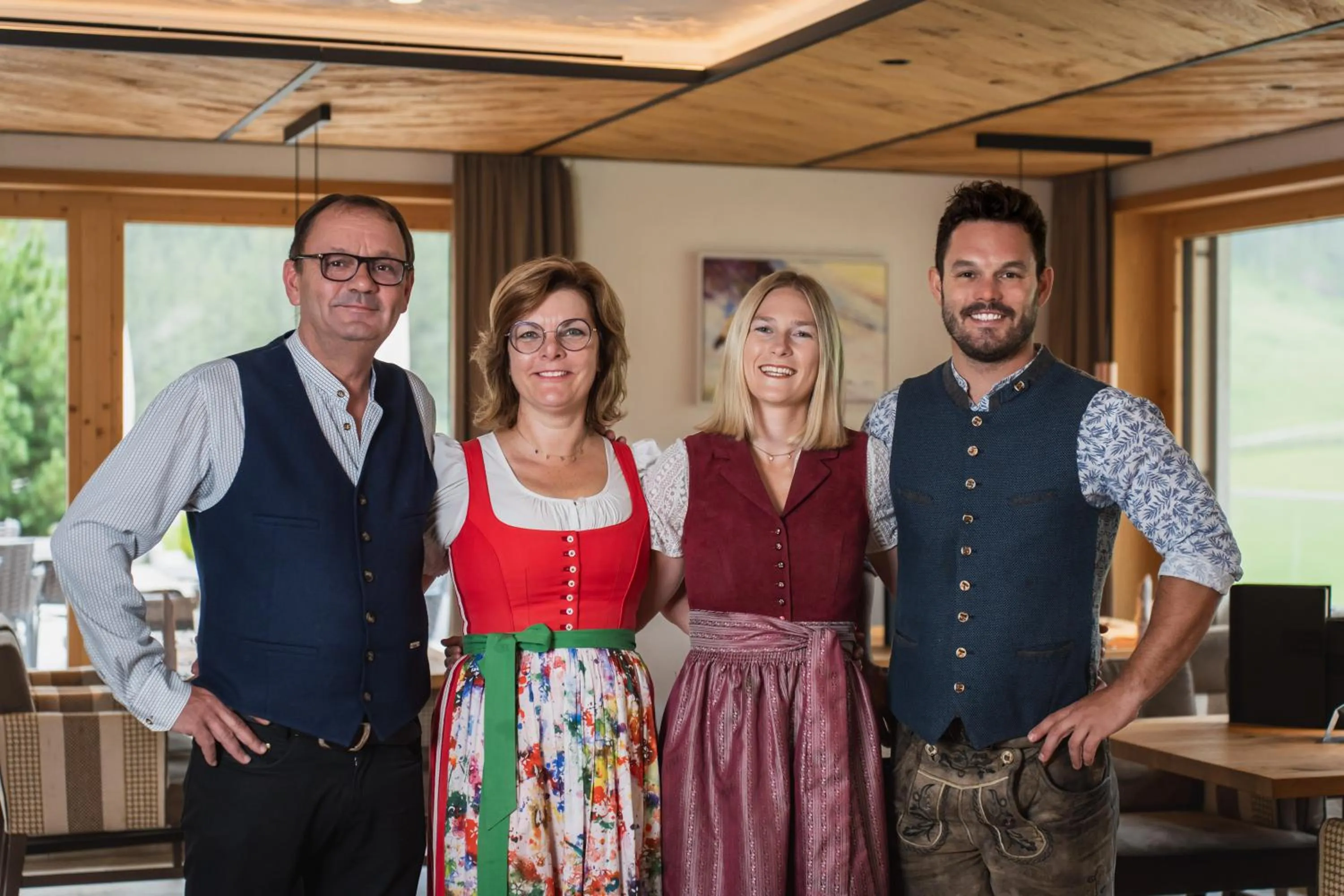 Family in Alpinhotel Berghaus spa