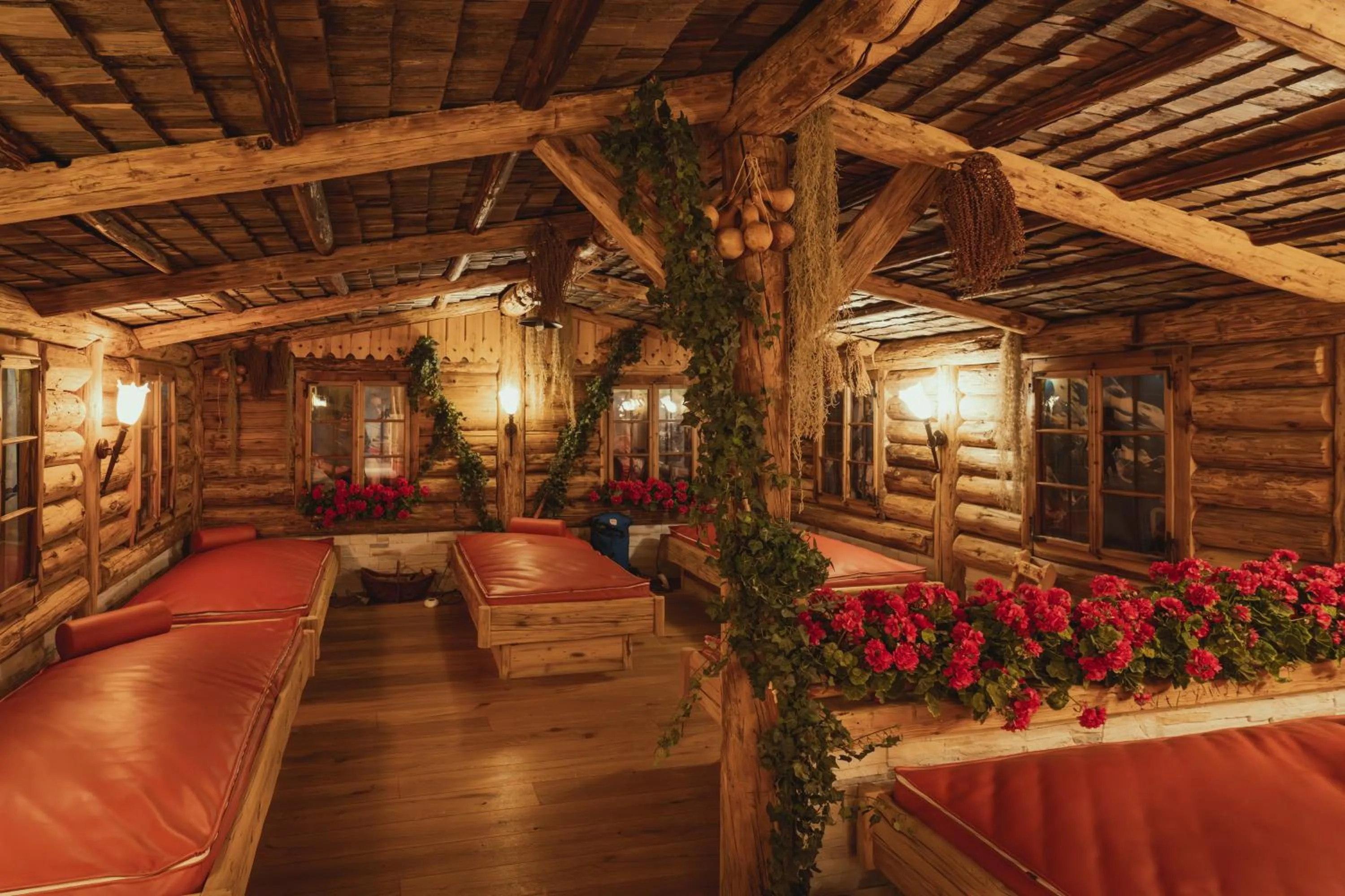 Sauna in Alpinhotel Berghaus spa