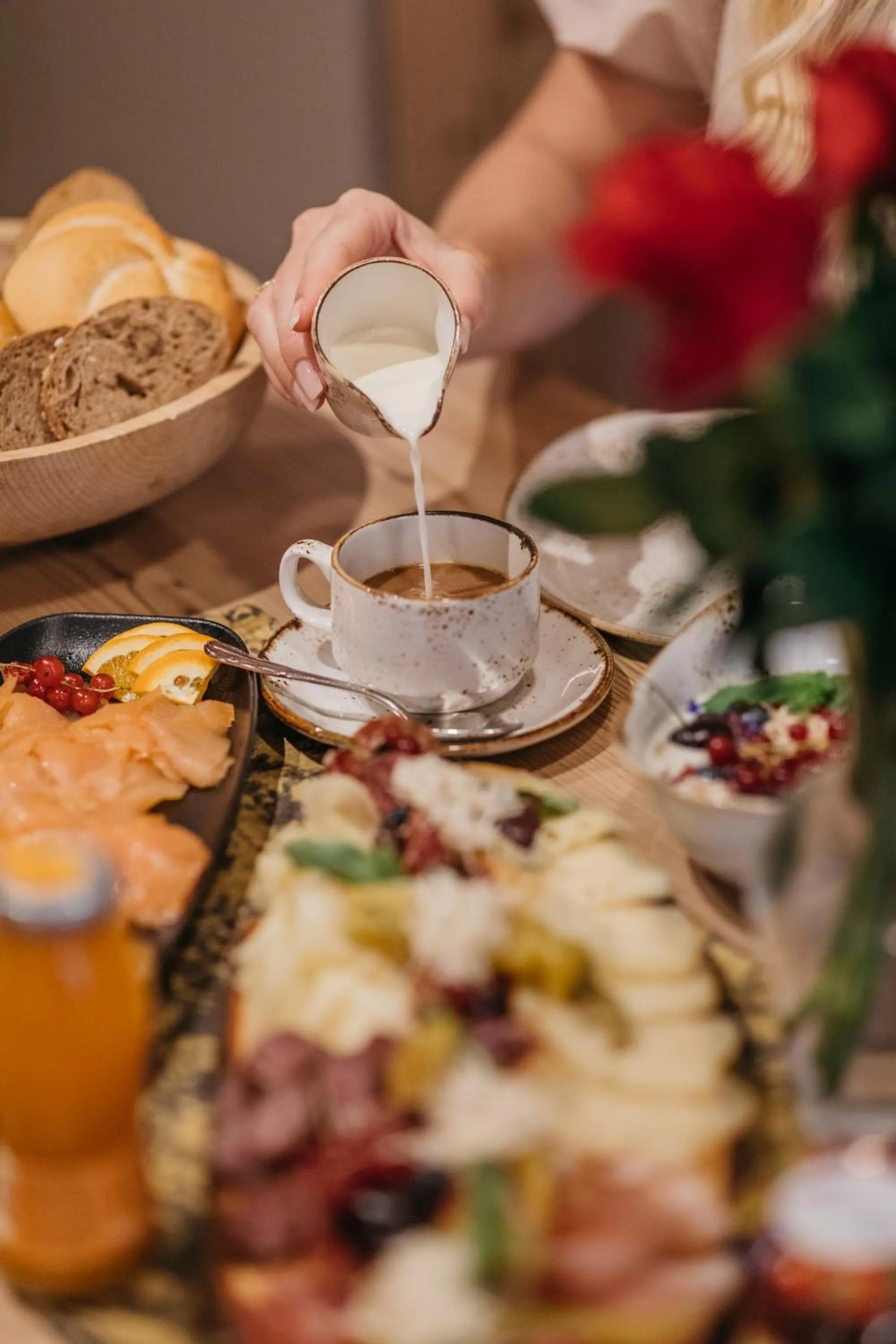 Food and drinks in Alpinhotel Berghaus spa