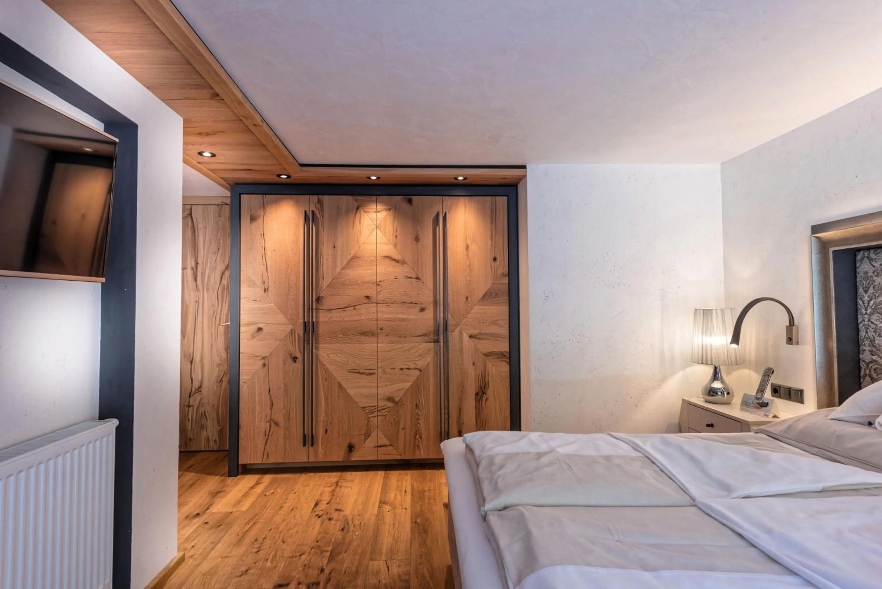 Bed in Alpinhotel Berghaus spa