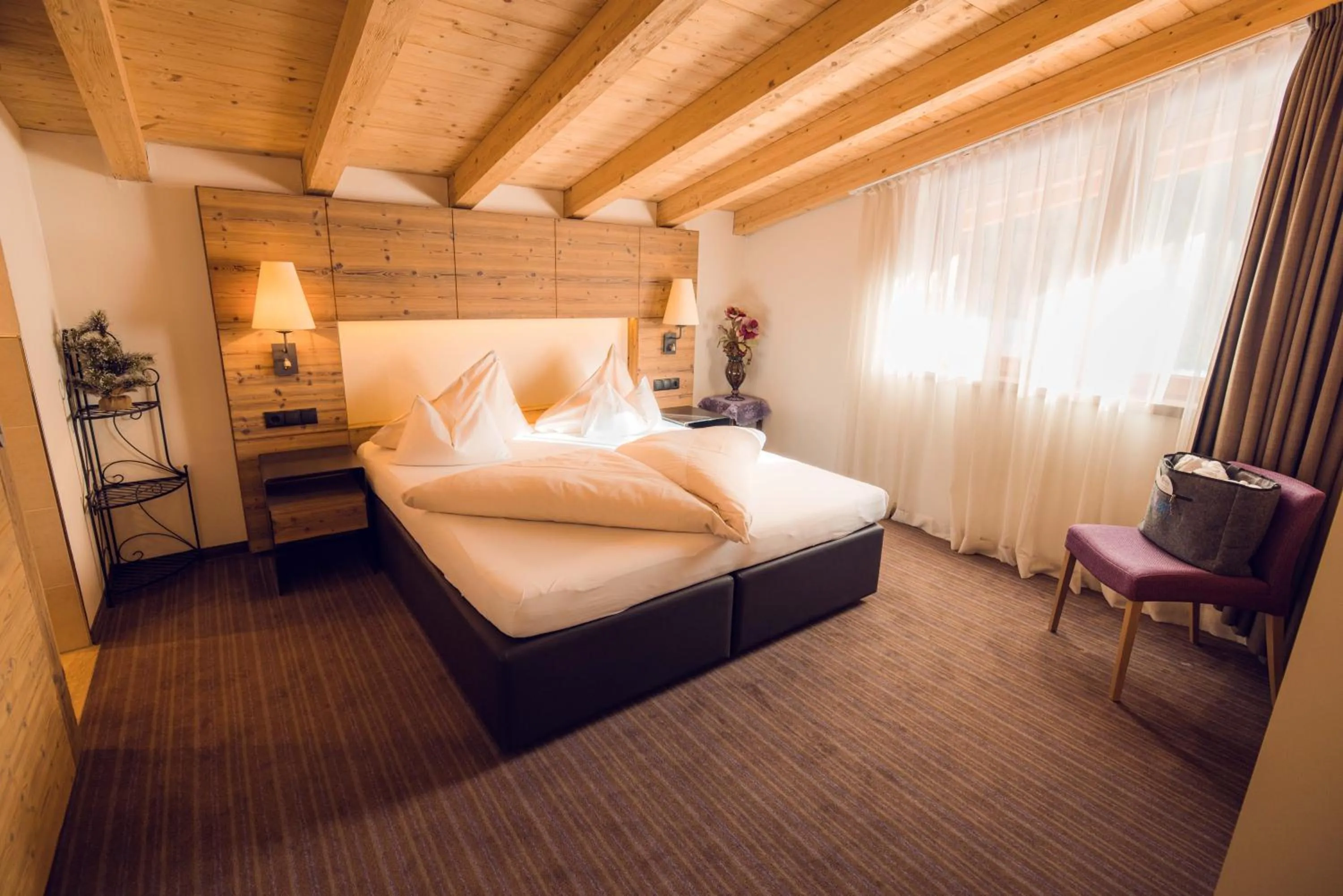 Bed in Alpinhotel Berghaus spa