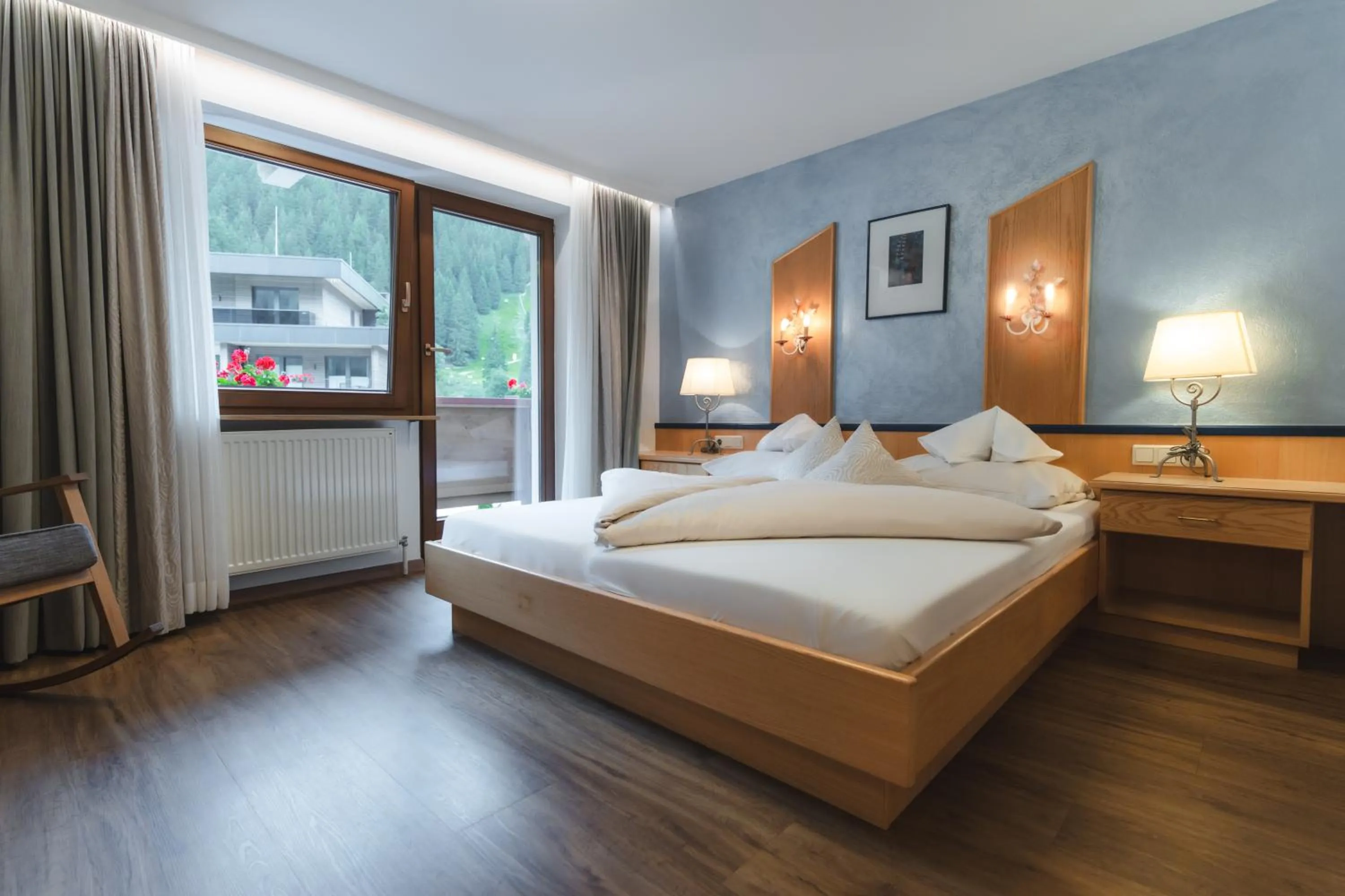 Bed in Alpinhotel Berghaus spa