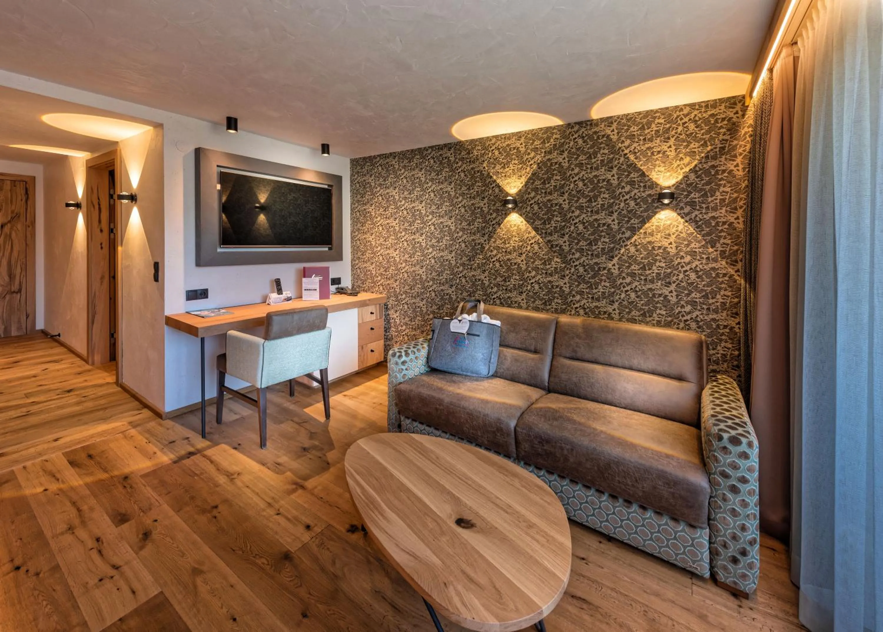 Bed in Alpinhotel Berghaus spa