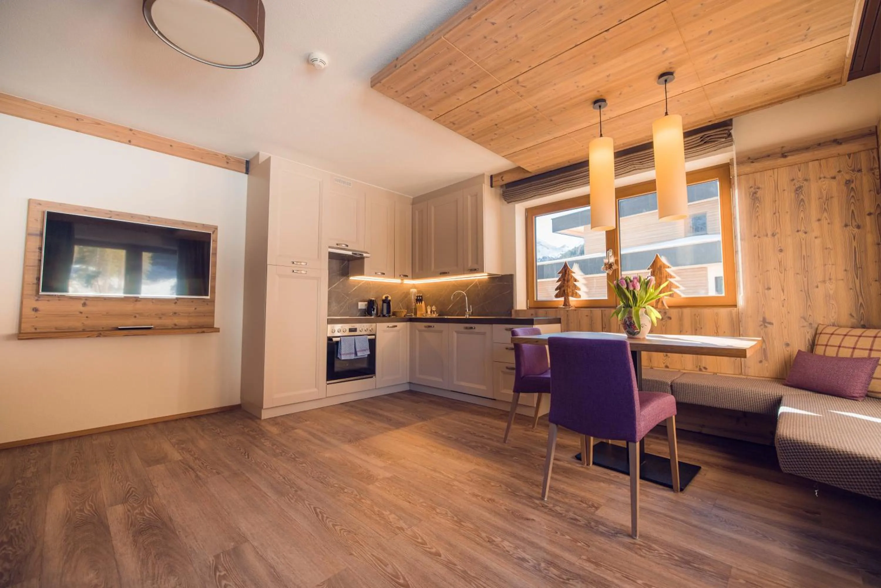 TV and multimedia in Alpinhotel Berghaus spa