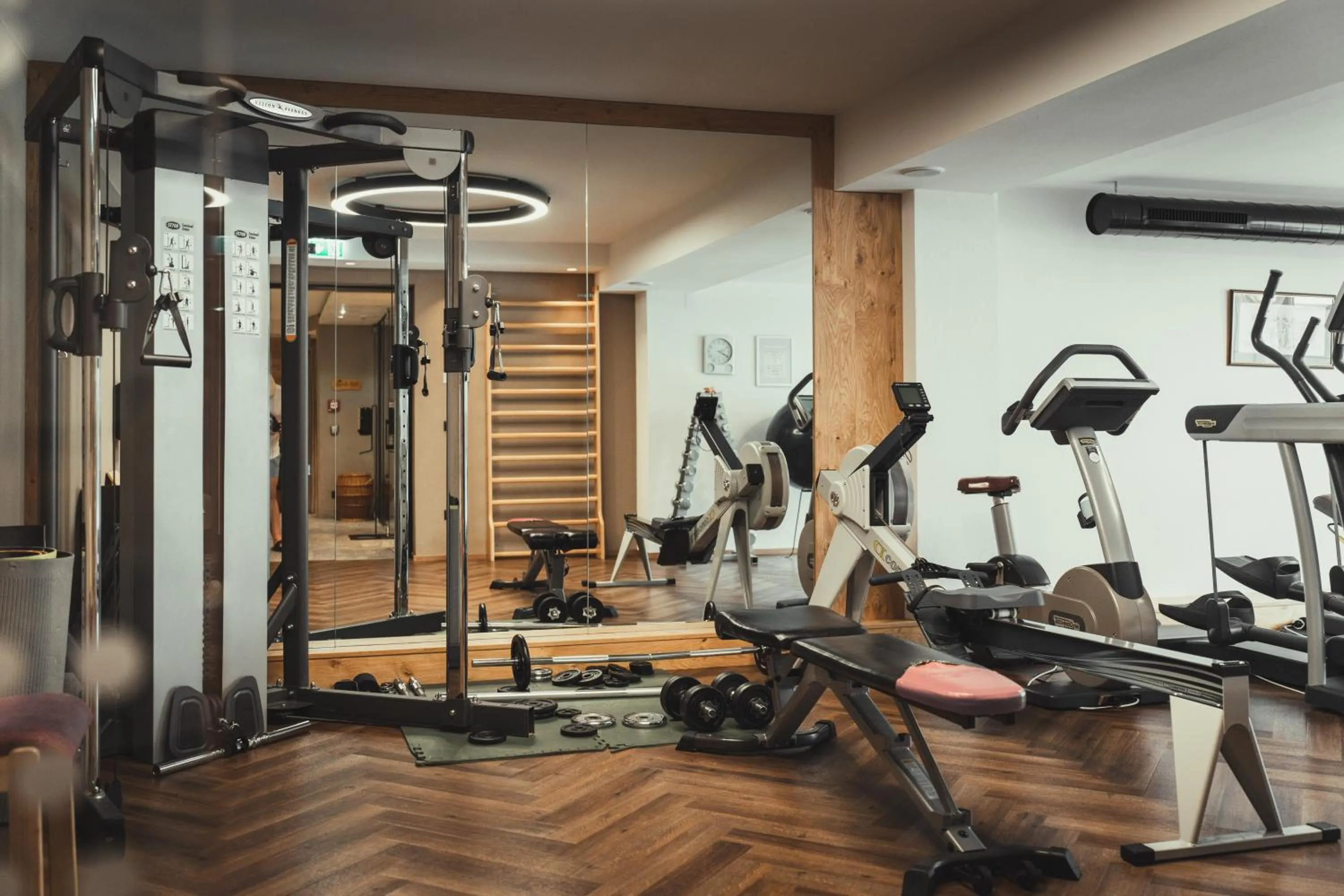 Fitness centre/facilities in Alpinhotel Berghaus spa