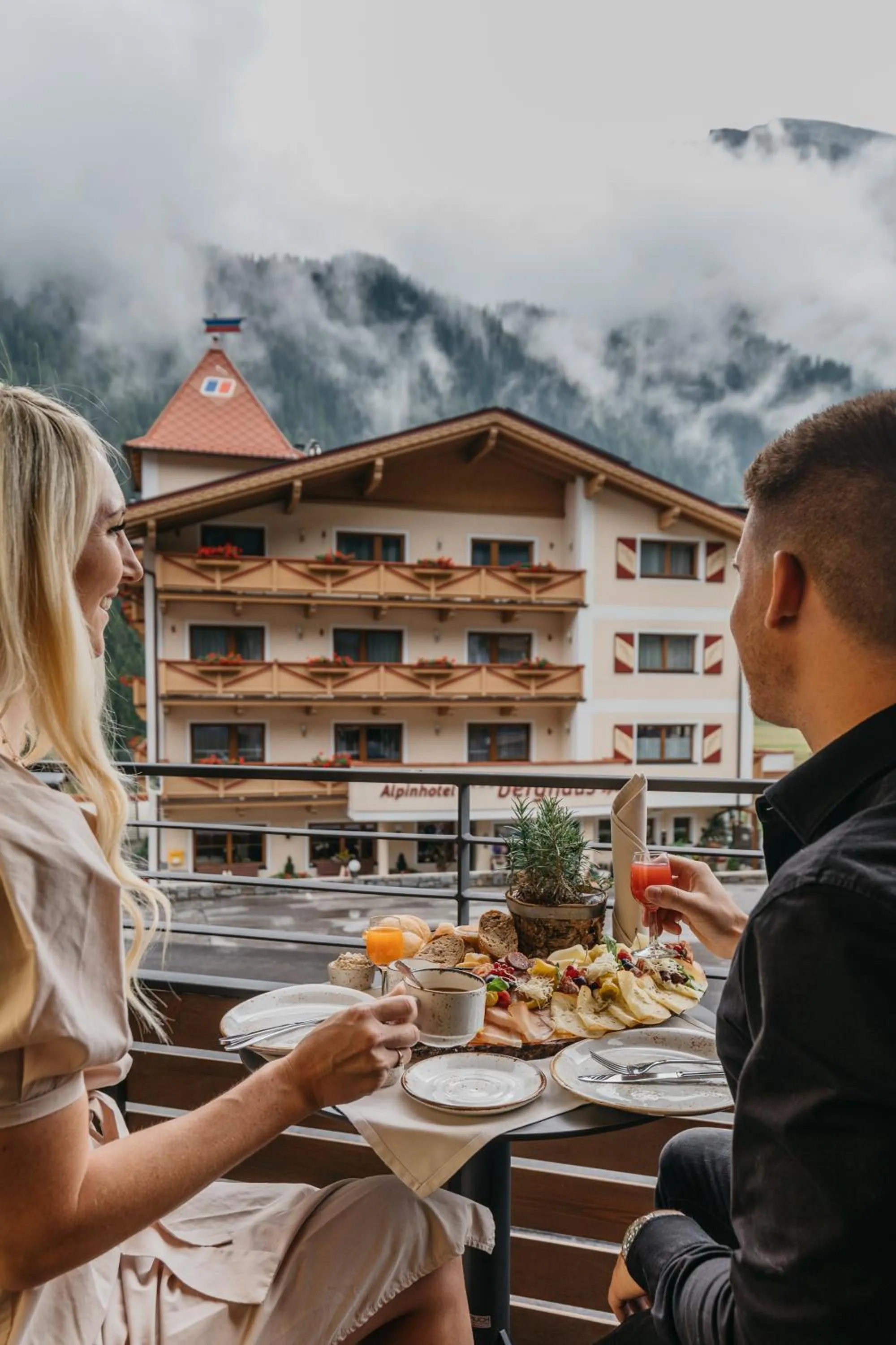 View (from property/room) in Alpinhotel Berghaus spa