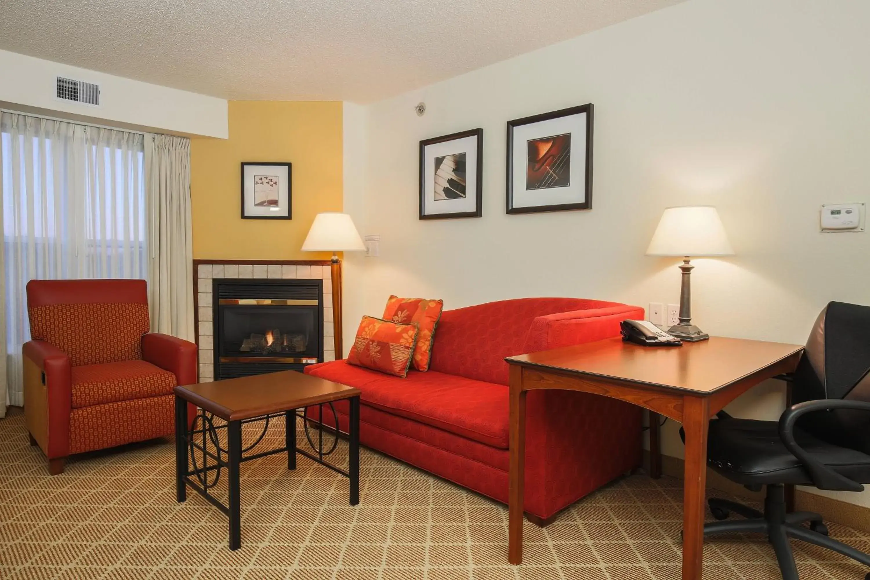 King Studio with Sofa Bed and Fireplace in Residence Inn by Marriott Flint Grand Blanc King Studio with Sofa Bed and Fireplace in Residence Inn by Marriott Flint Grand Blanc