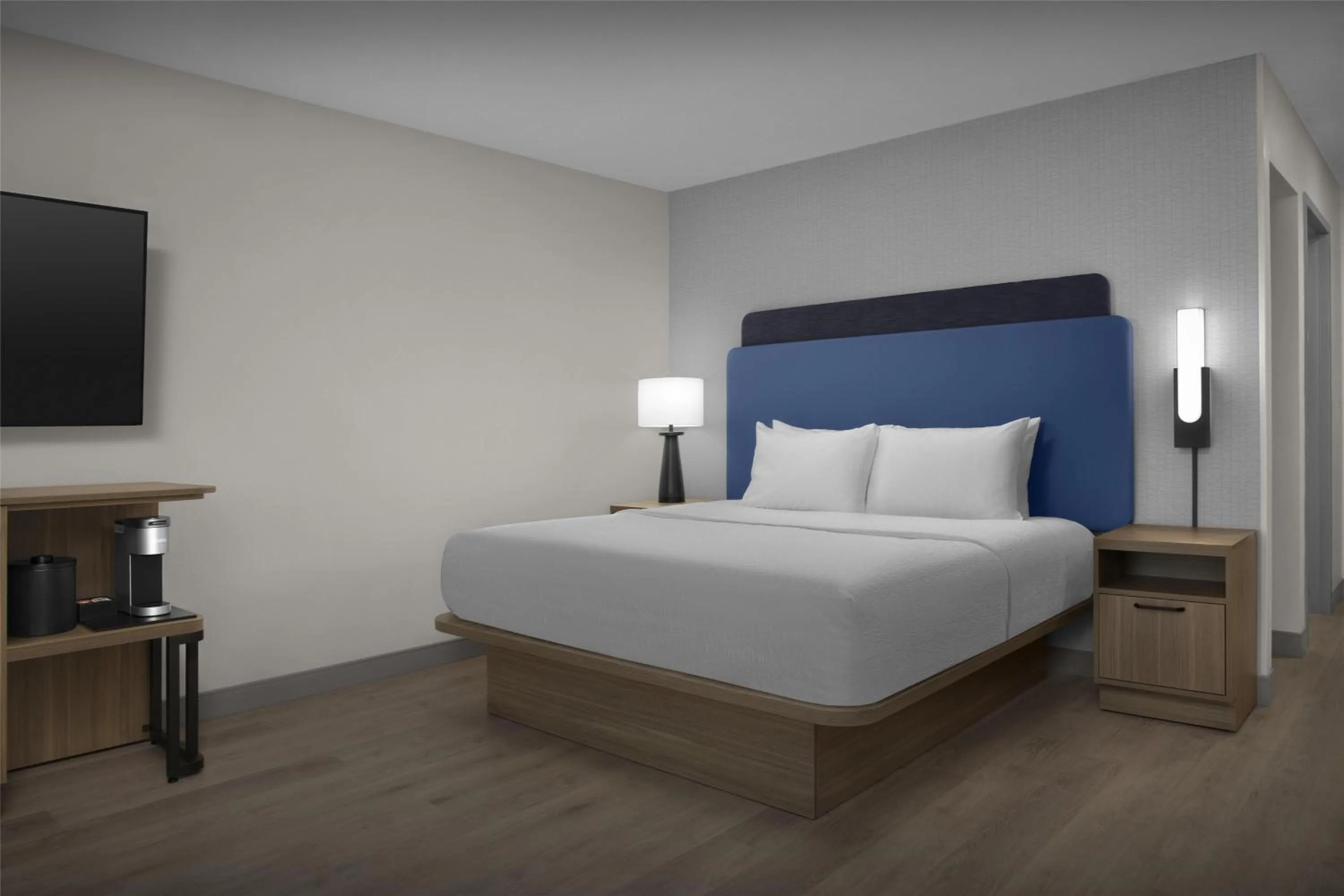 Bed in Hampton Inn Lenoir City