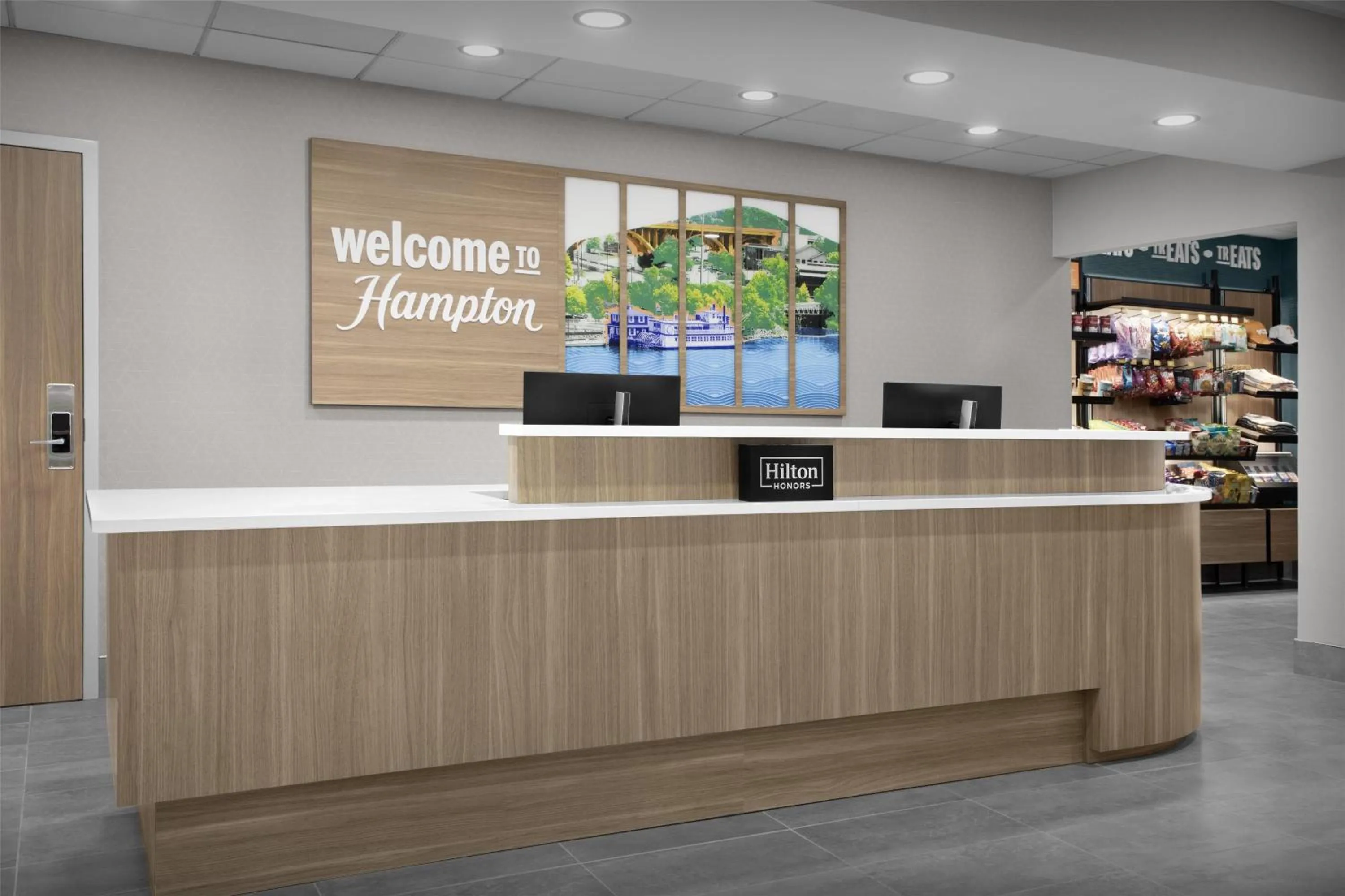 Lobby or reception in Hampton Inn Lenoir City