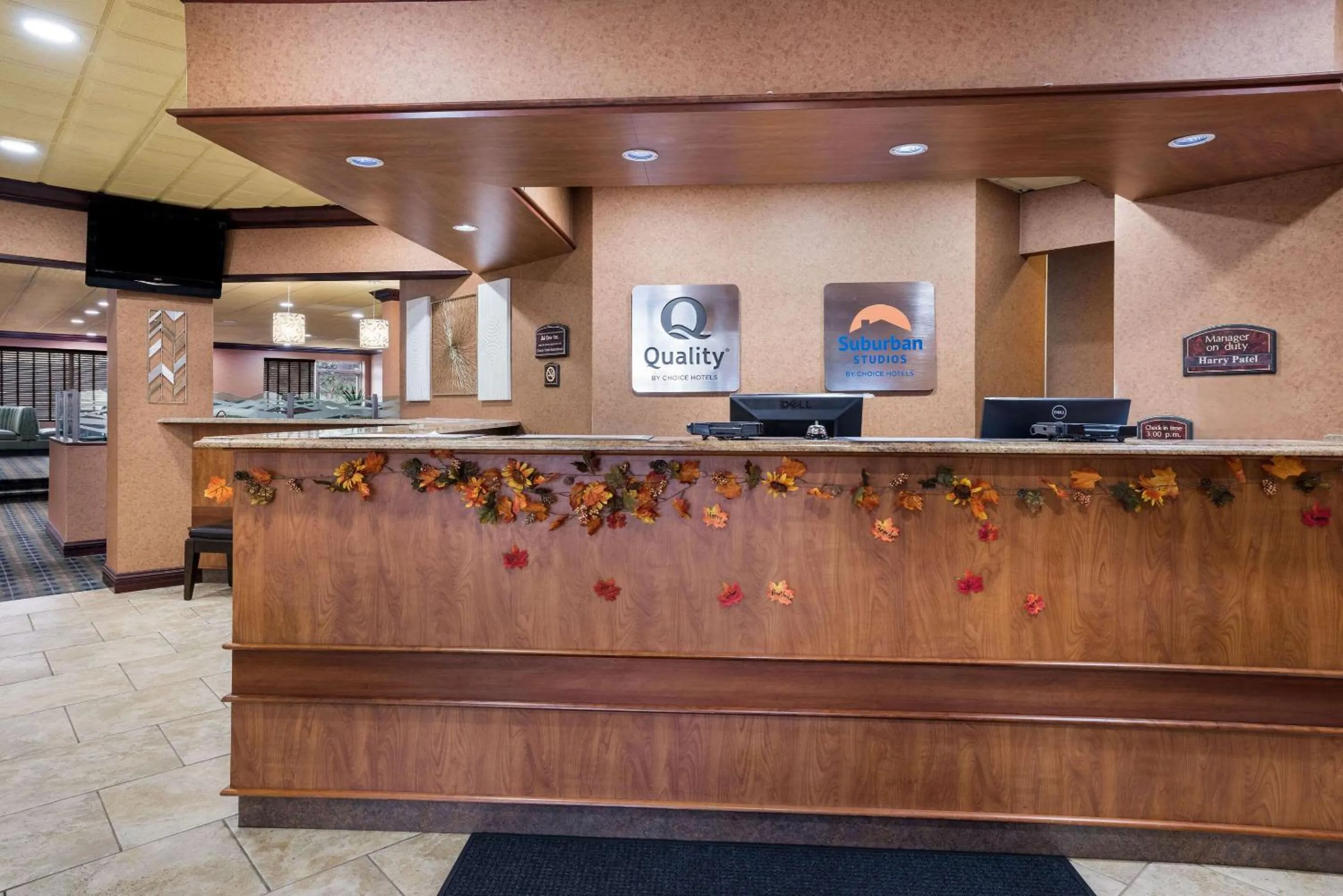 Lobby or reception in Quality Inn & Suites Syracuse Fairgrounds