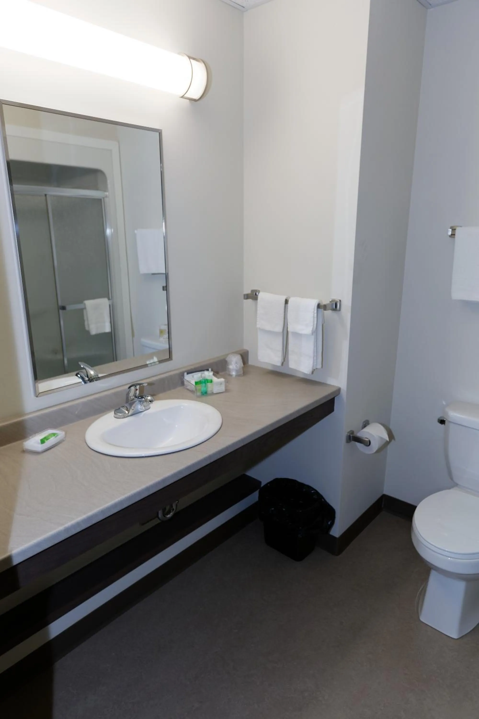 Bathroom in Crossroads Inn & Suites