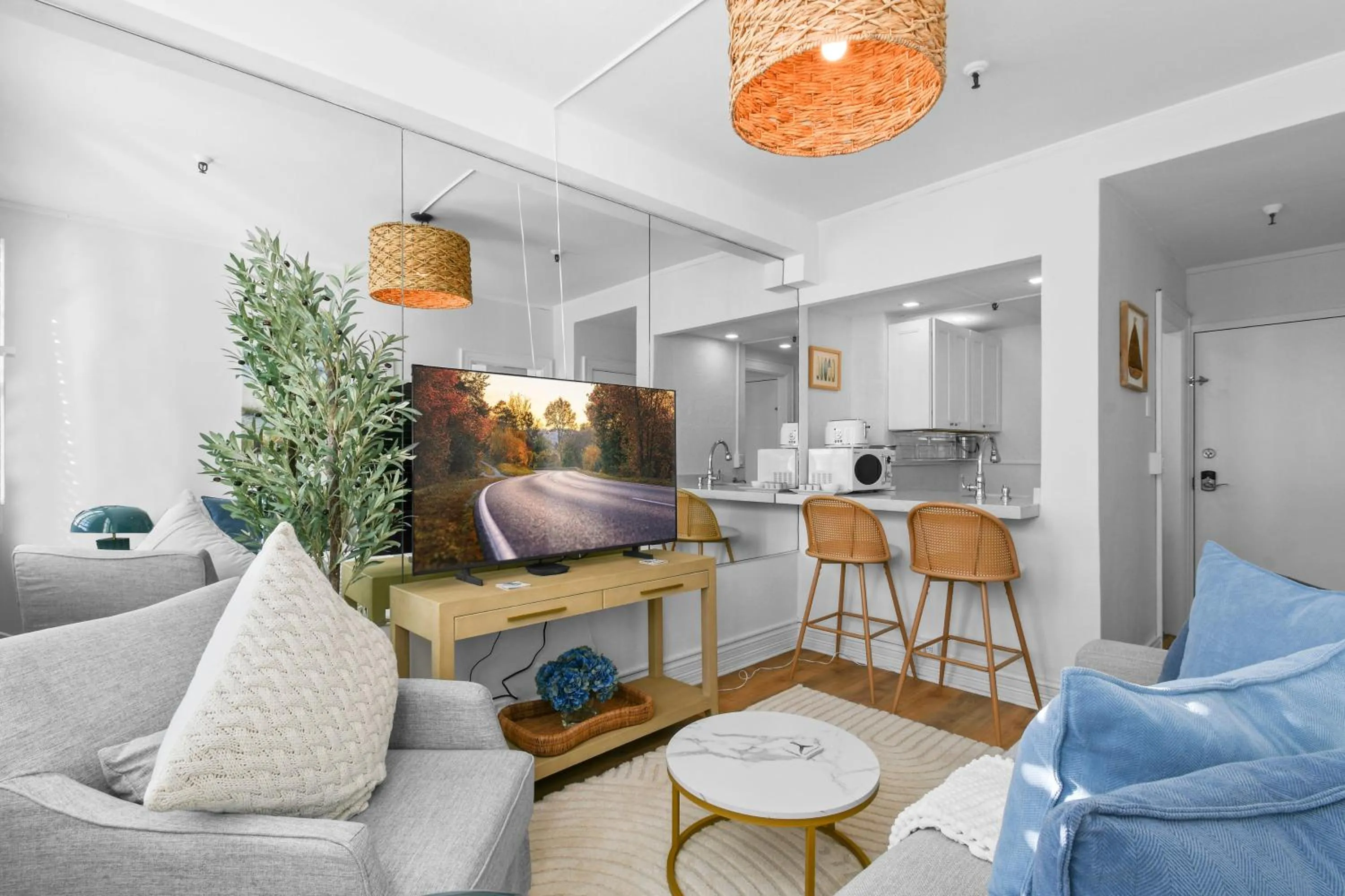 Living room in Tropicals of Palm Beach