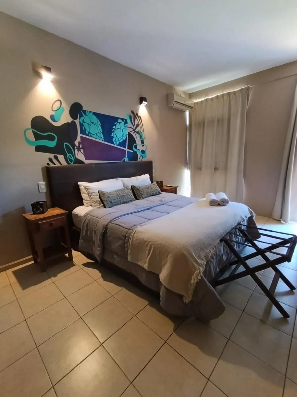 Bedroom, Bed in Beer Hotel Iguazú