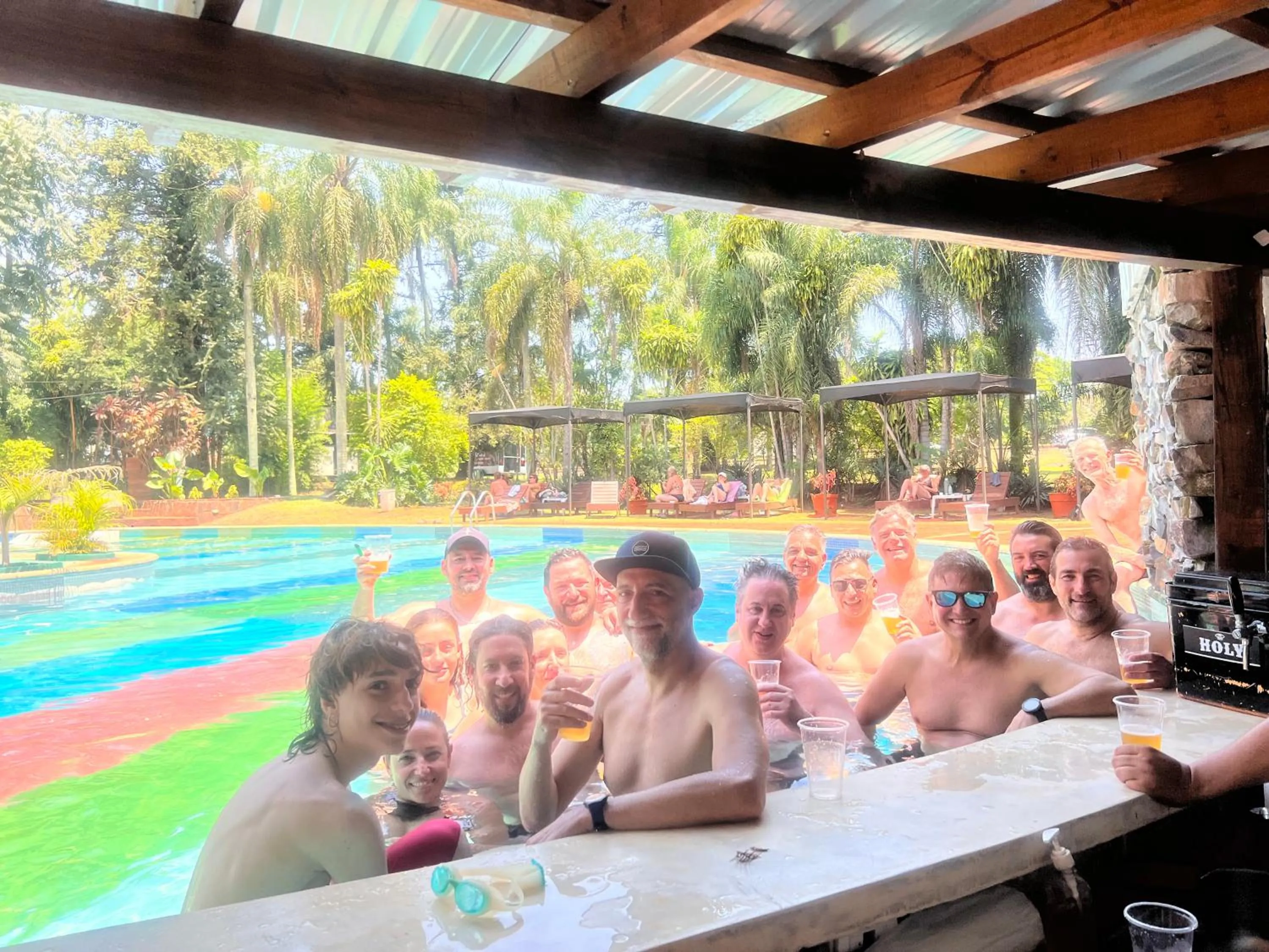 Swimming pool in Beer Hotel Iguazú