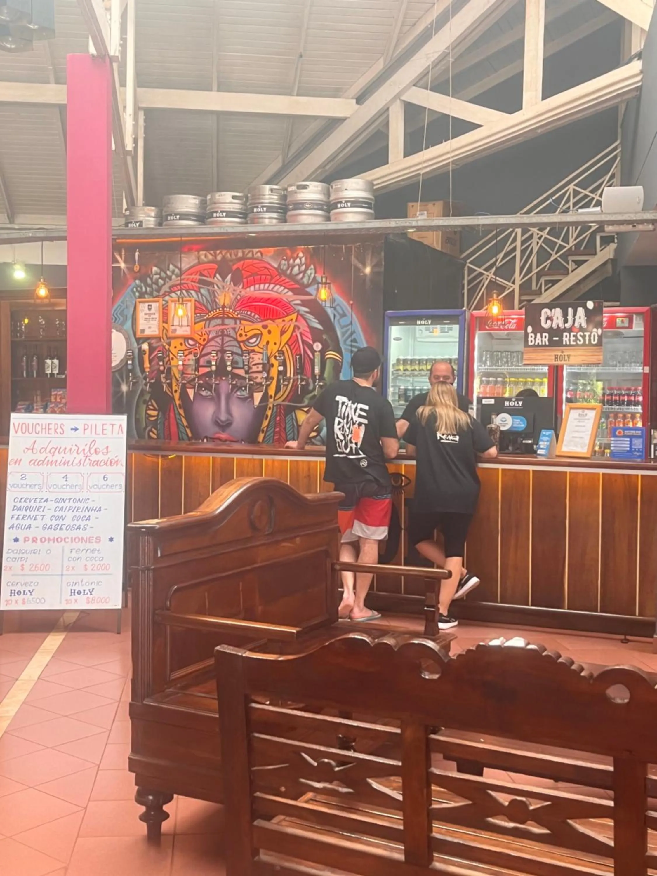 Lobby or reception in Beer Hotel Iguazú