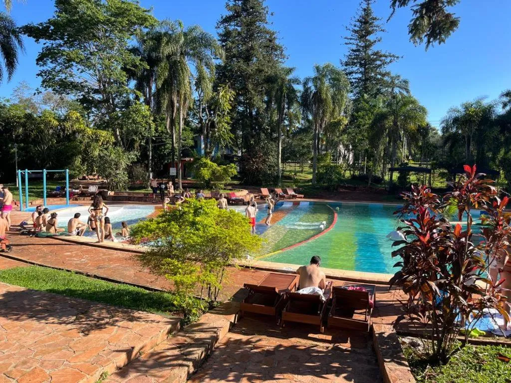 Garden view in Beer Hotel Iguazú