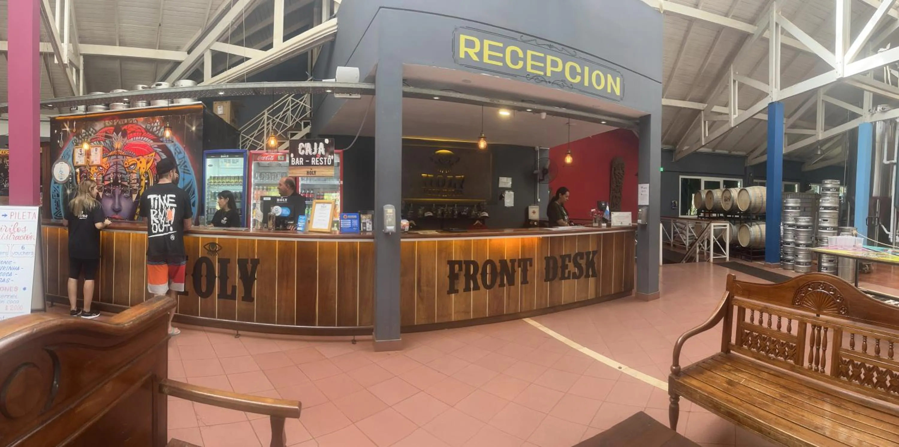 Lobby or reception in Beer Hotel Iguazú