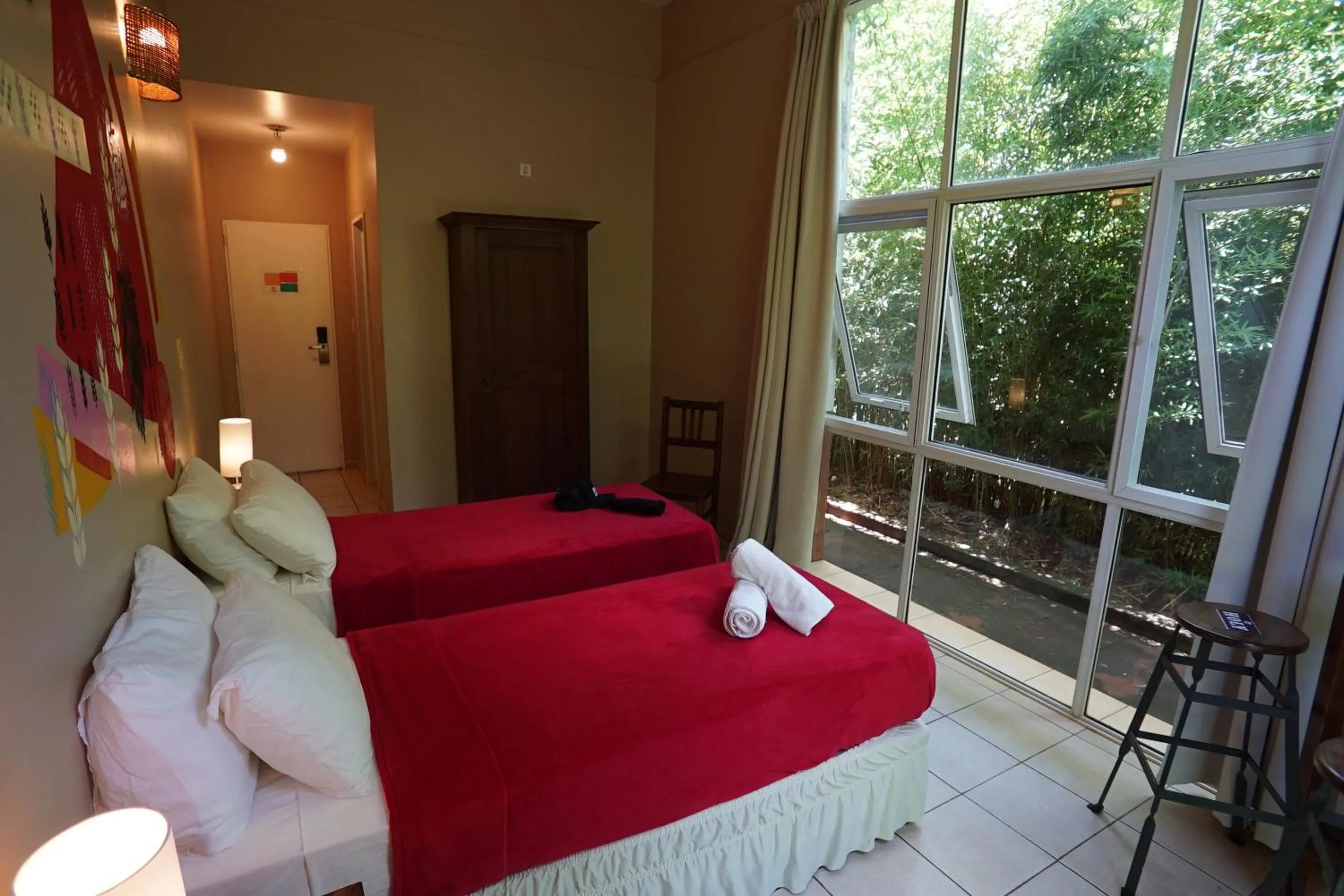 Bed in Beer Hotel Iguazú