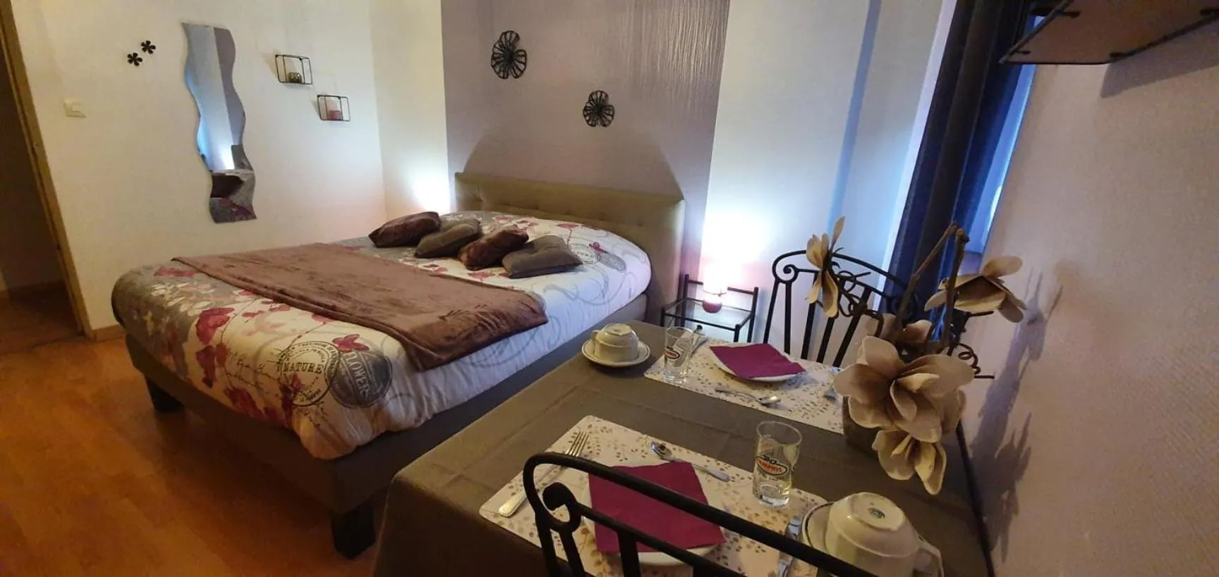 Bed in Chambre d'Hotes Le Saut de La Truite