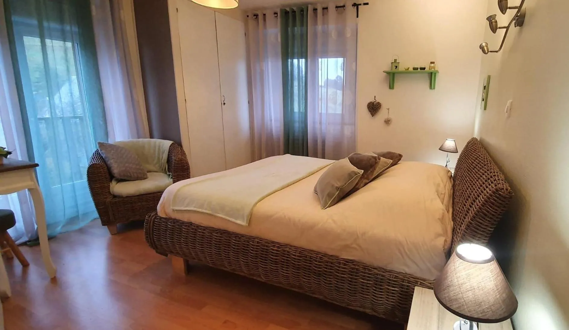 Bed in Chambre d'Hotes Le Saut de La Truite
