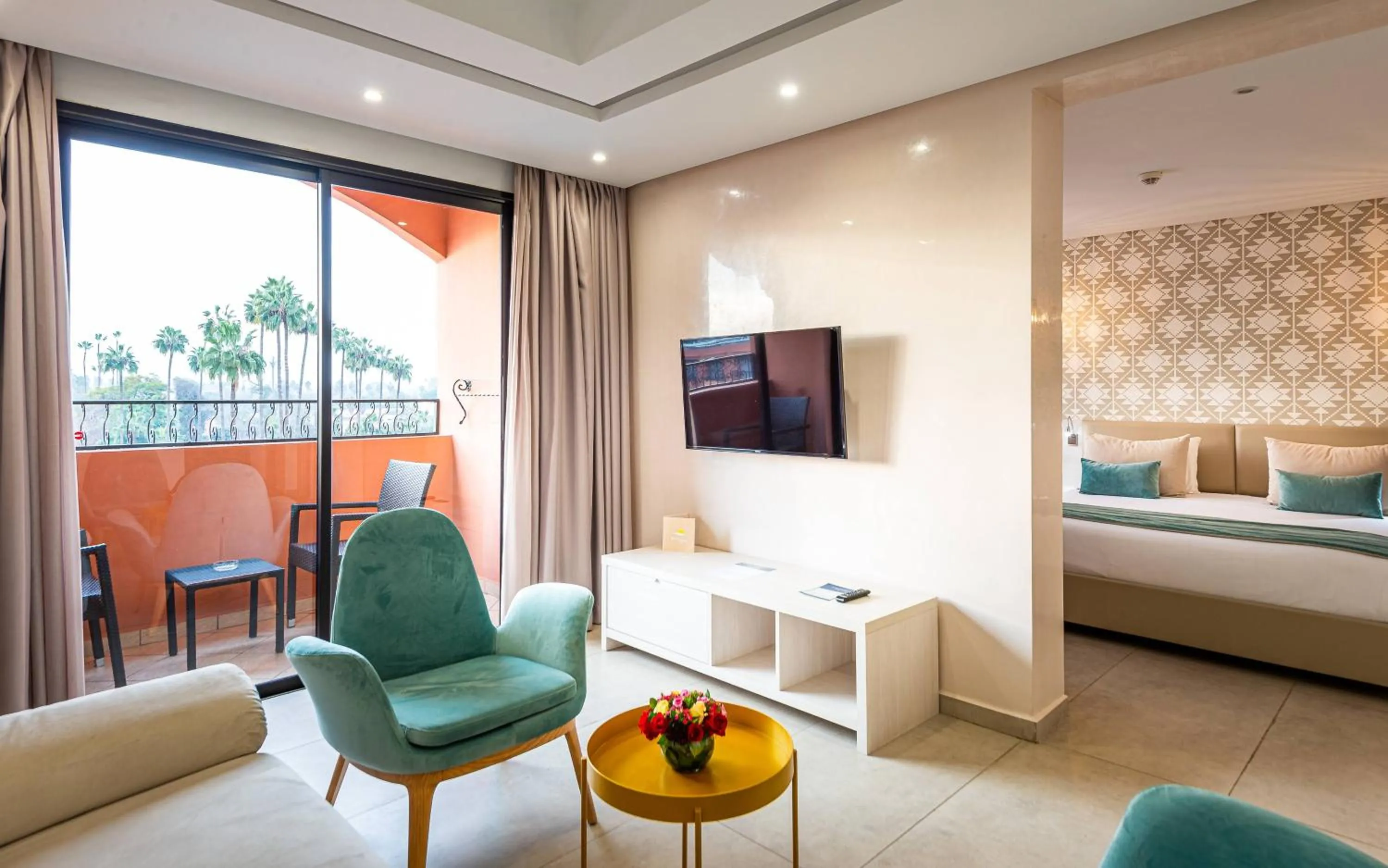 Living room, Bed in TUI BLUE Medina Gardens - Adults Only - All Inclusive