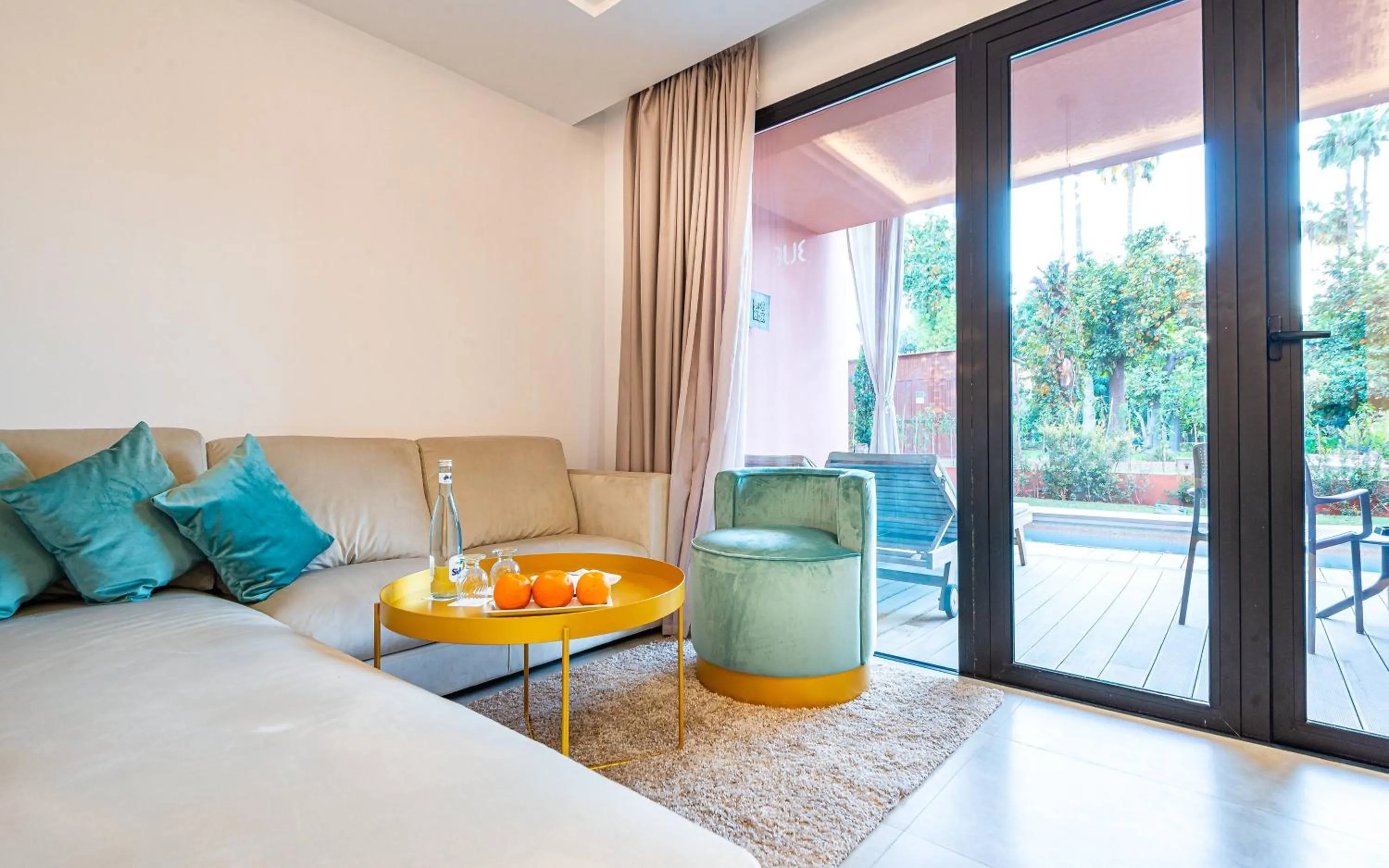 Living room, Bed in TUI BLUE Medina Gardens - Adults Only - All Inclusive