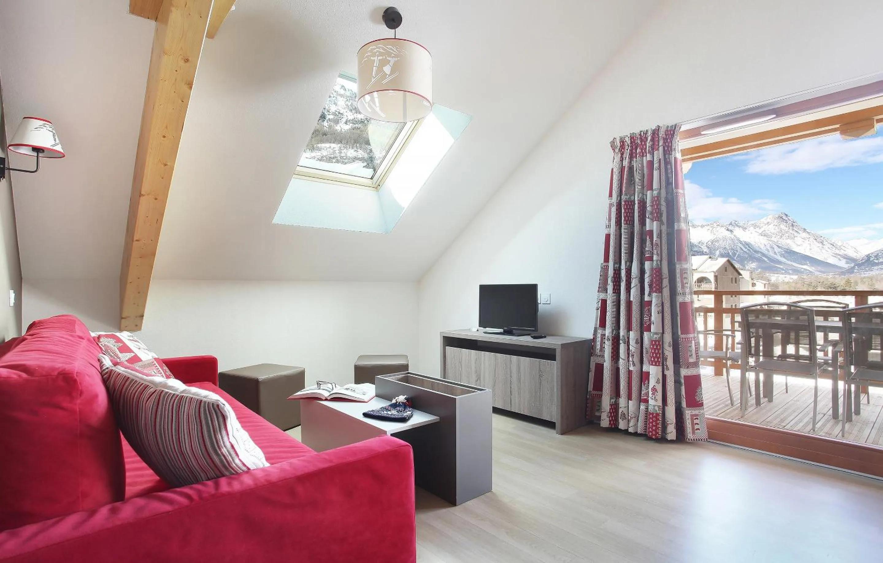 Seating area in Résidence Odalys Aquisana