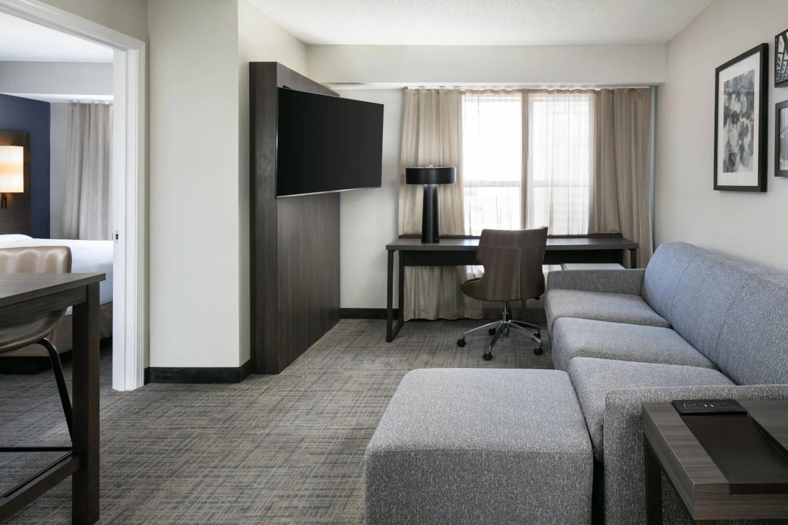 Bedroom, Bed in Residence Inn by Marriott Tulsa South